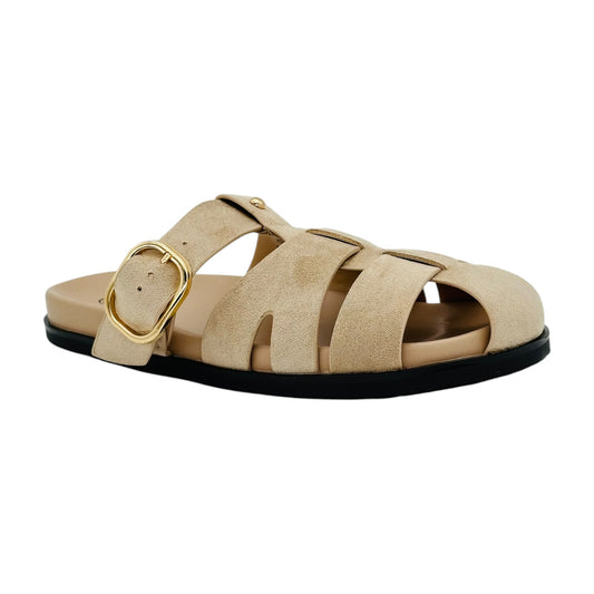 Angel Shopping Γυναικεία Σανδάλια Μπεζ