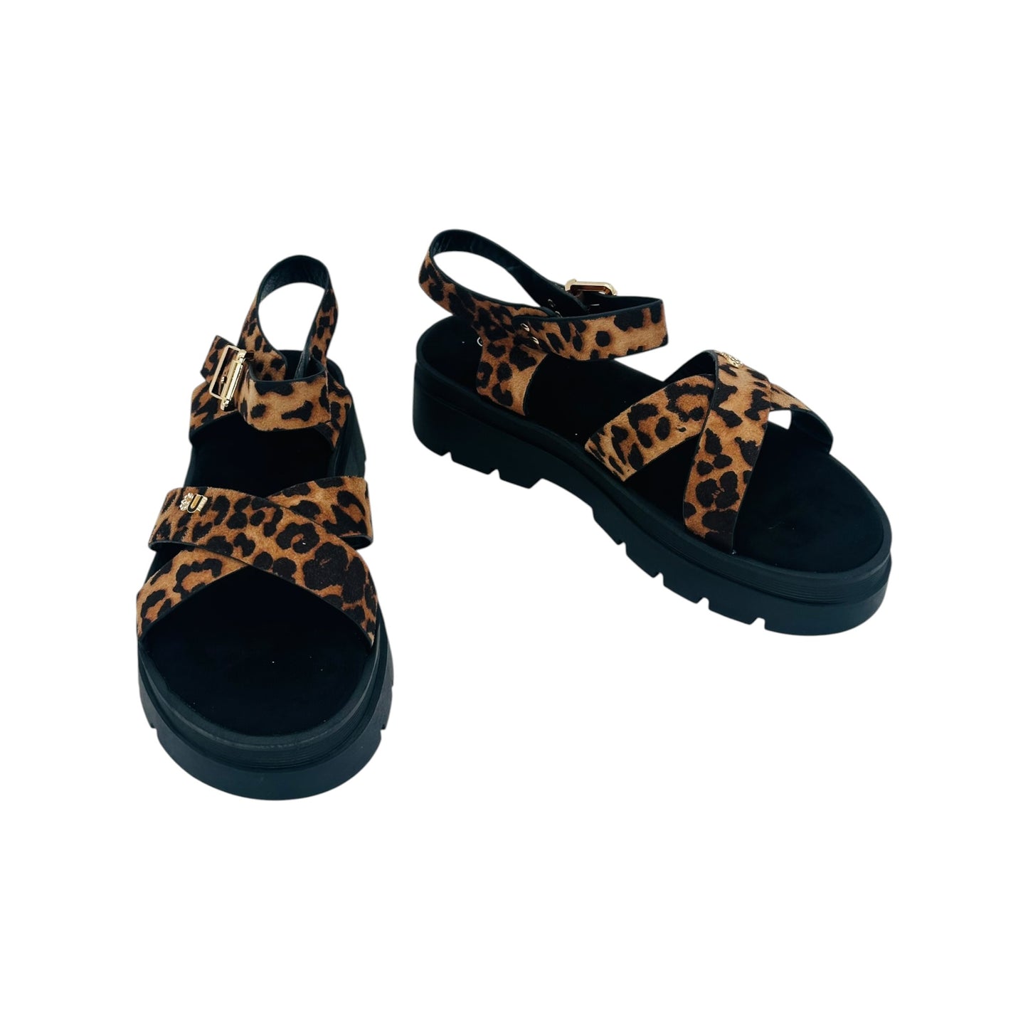 Plato Γυναικεία Σανδάλια Leopard