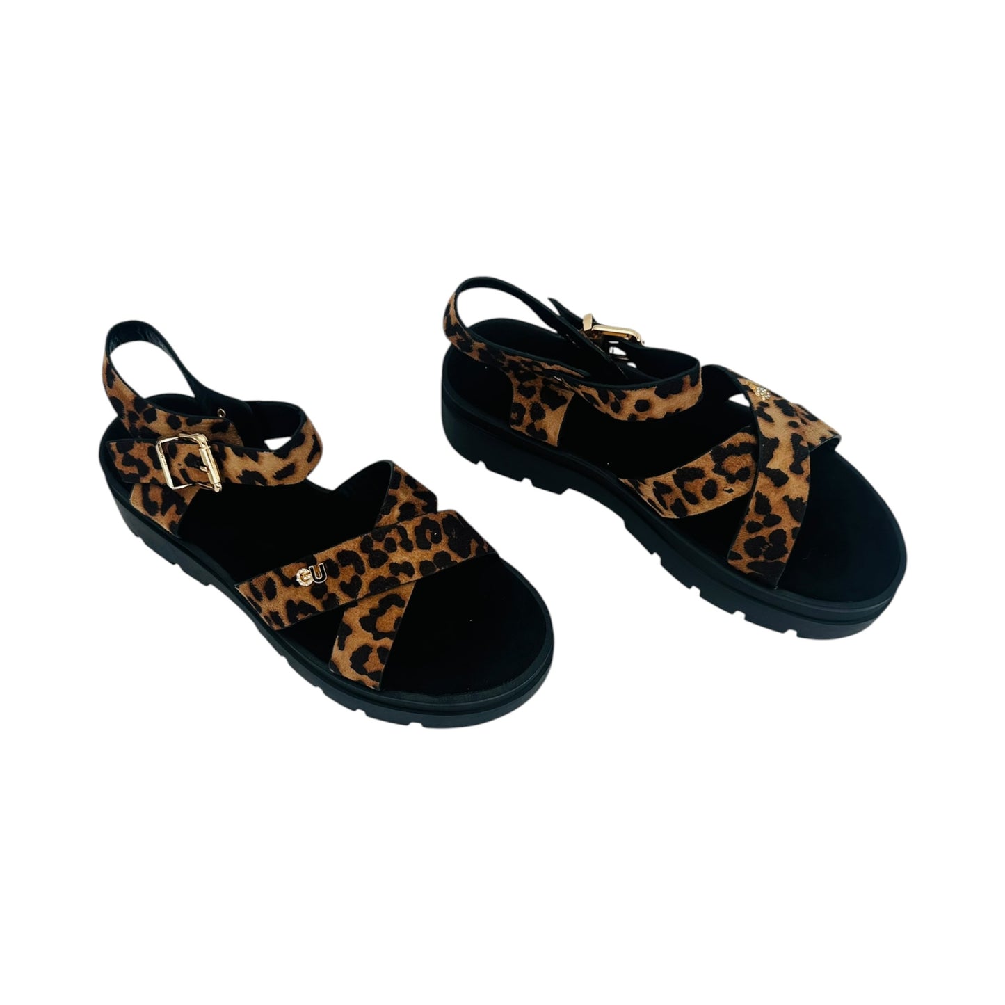 Plato Γυναικεία Σανδάλια Leopard