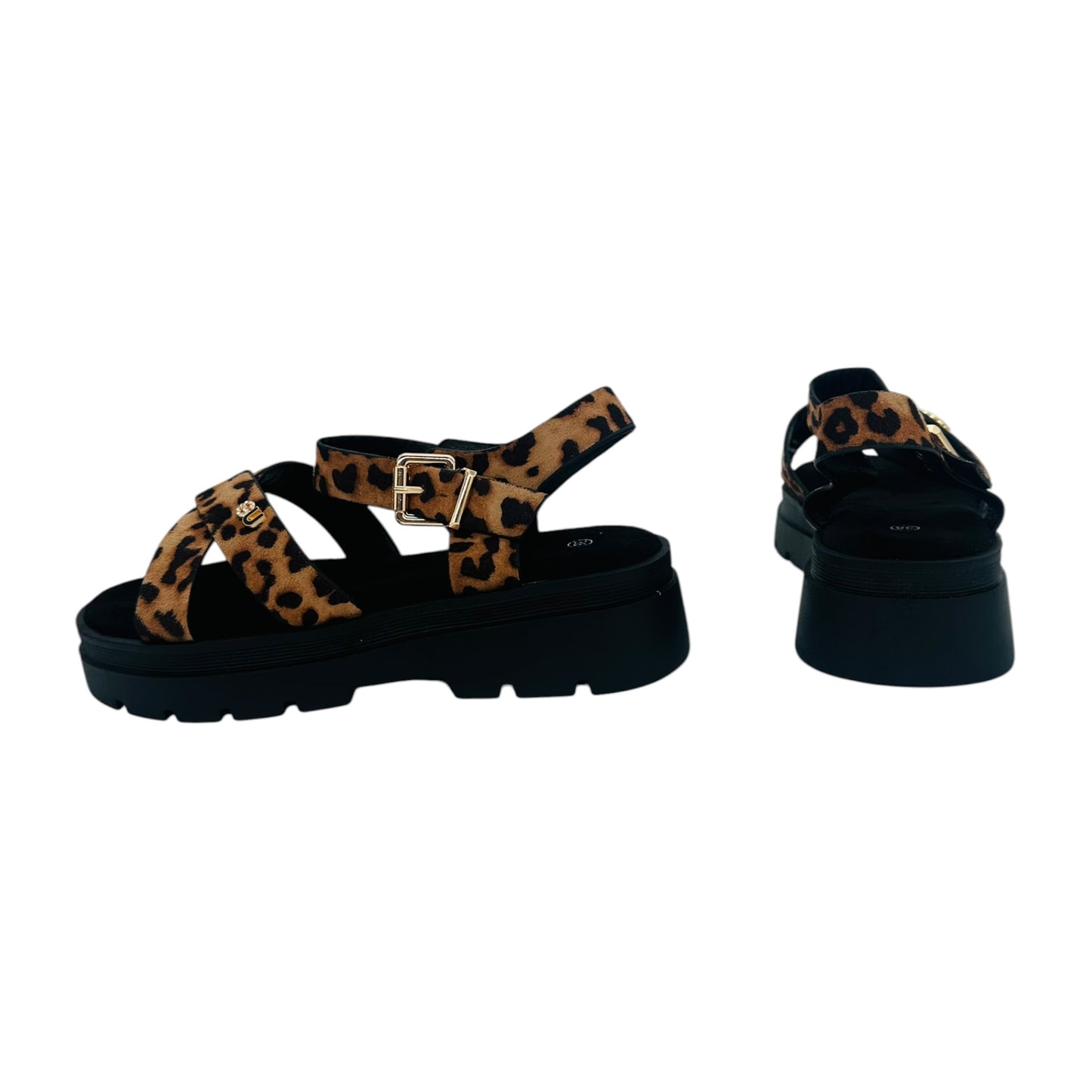 Plato Γυναικεία Σανδάλια Leopard
