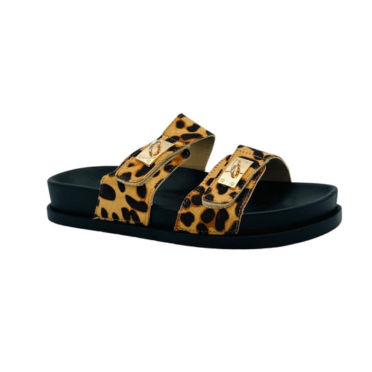 Angel Shopping Γυναικεία Σανδάλια Leopard