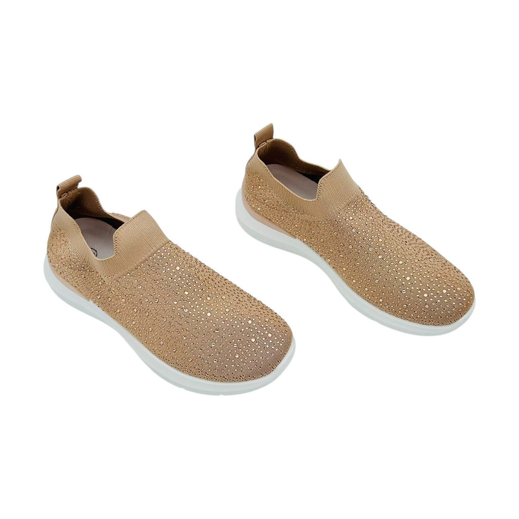 Plato Γυναικεία Sneakers Μπεζ - Angel shopping