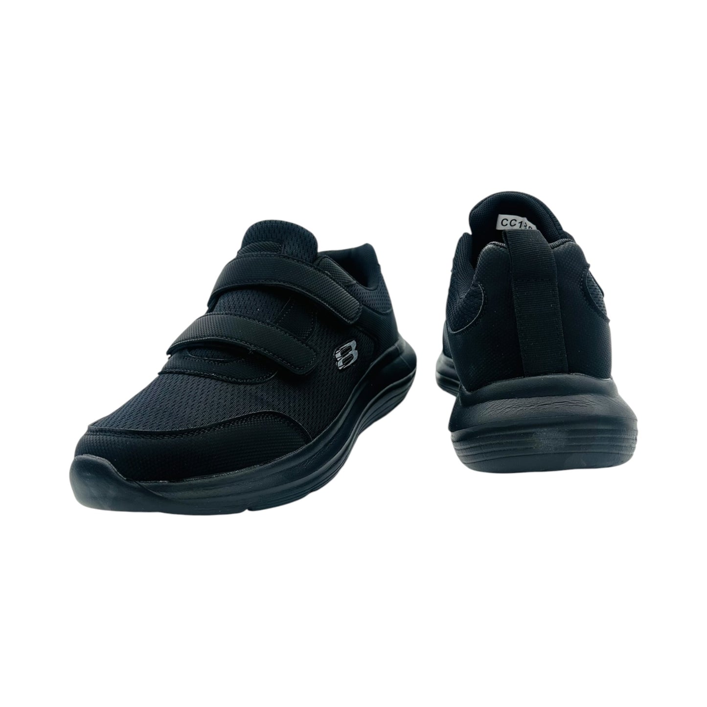 Angel Shopping Men's Athletic Sneakers with Velcro Black