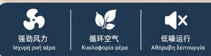 ΑΝΕΜΙΣΤΗΡΑΣ ΟΡΘΟΣΤΑΤΟΥ 10” Air Circulator με 3 Ταχύτητες & Κλίση 45° Μαύρο