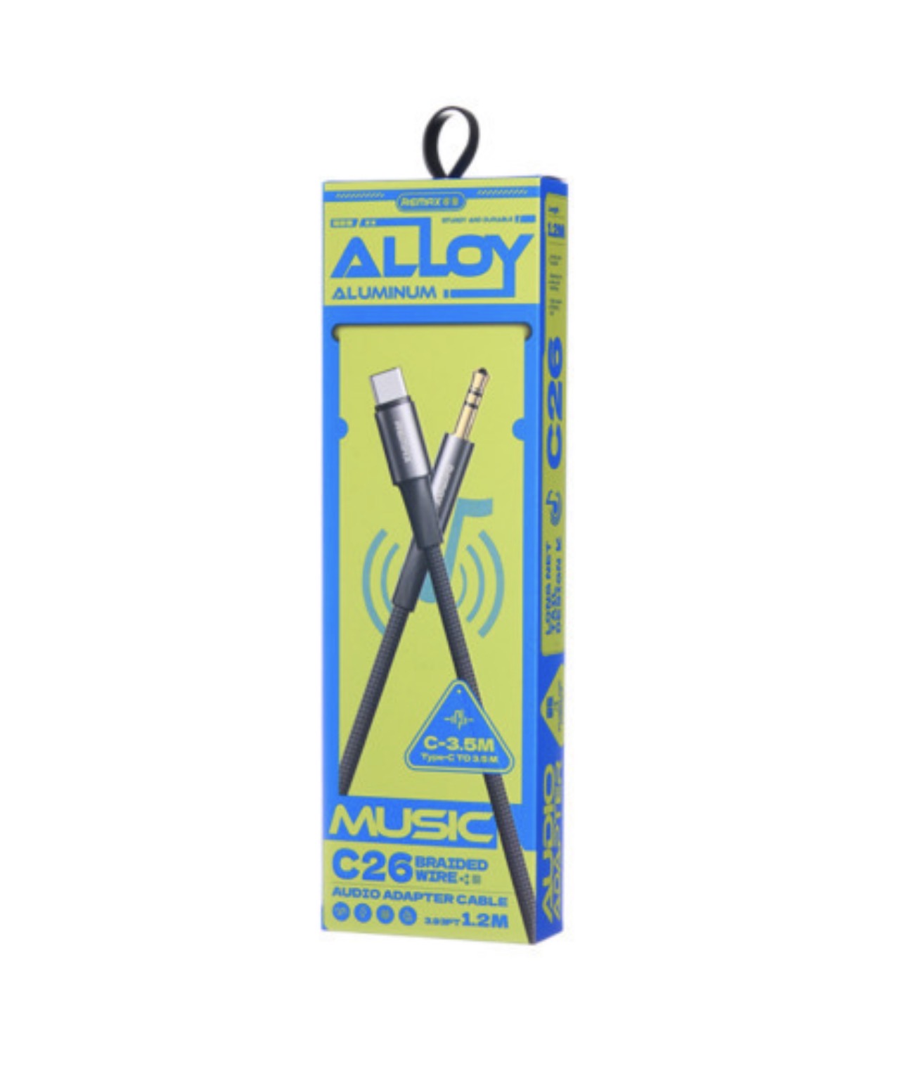 Remax Type-c To 3.5mm Male Audio Cable Μαύρο