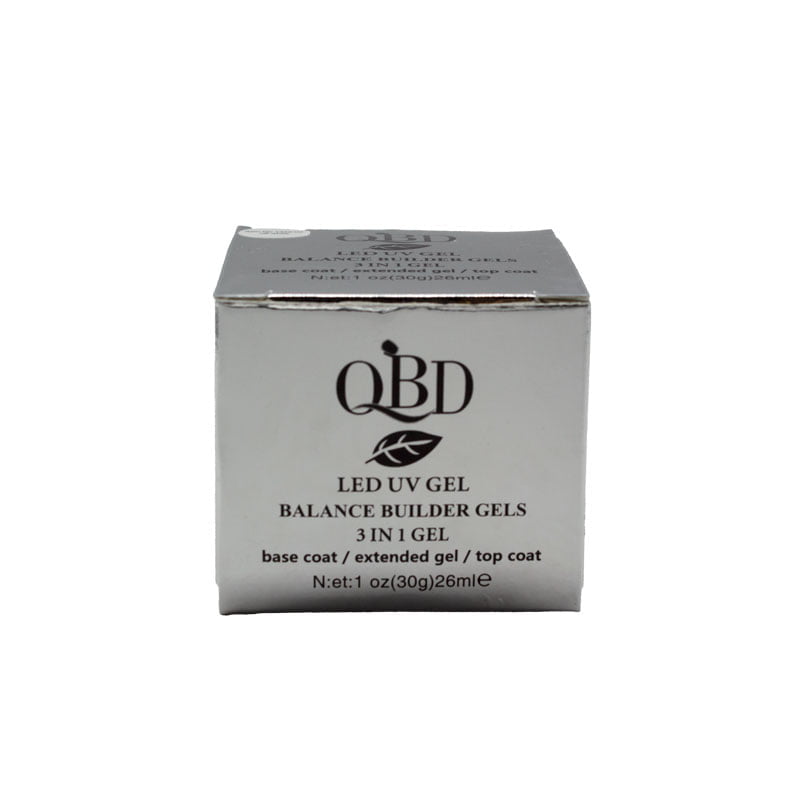 QBD UV/LED Gel για Νύχια 3 σε 1  Άσπρο1332-03 - QBD LED UV GEL BALANGE BUILDER - Angel shopping