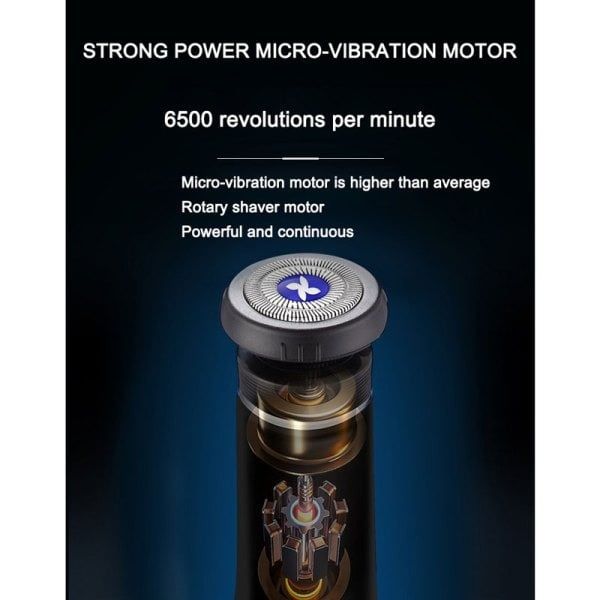 QIAOYANG Ξυριστική επαναφορτιζόμενη μηχανή mini - 2in1 mini shaver QA-TX26
