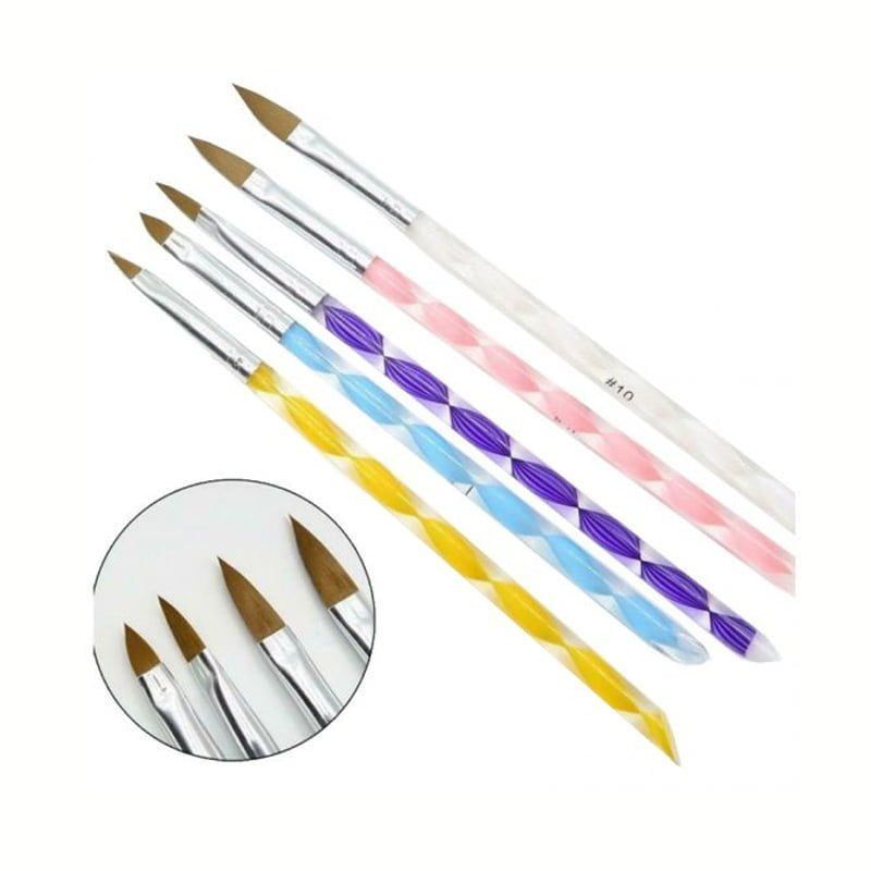Σετ 5 Πινέλα νυχιών Nail Art - Angel shopping