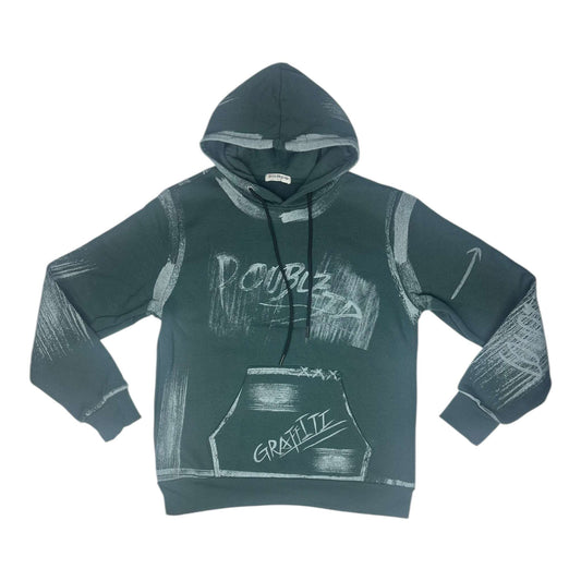 Angel Shopping Φούτερ με Κουκούλα Πράσινο