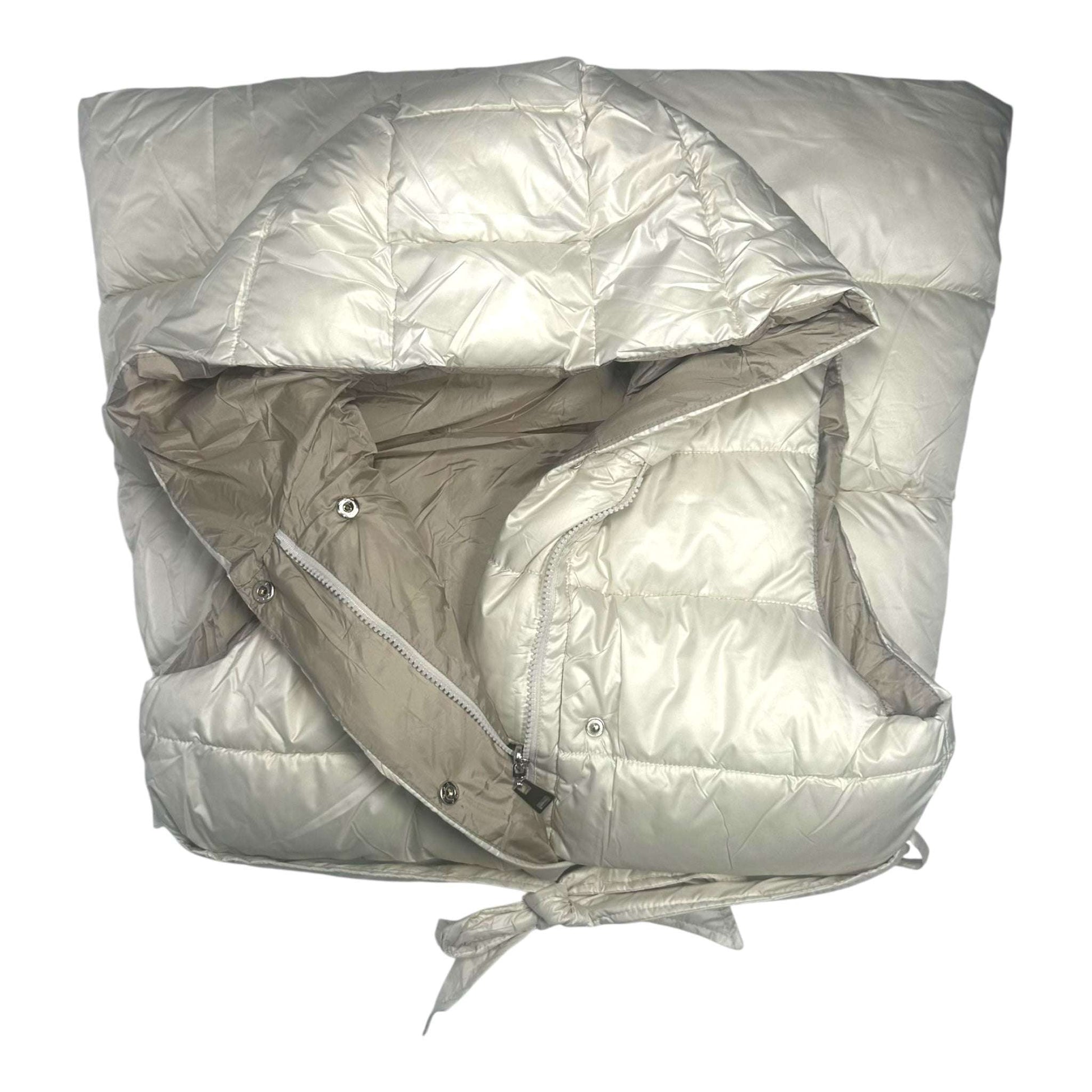 Angel Shopping Γυναικείο Αμάνικο Μπουφάν για Χειμώνα Λευκό