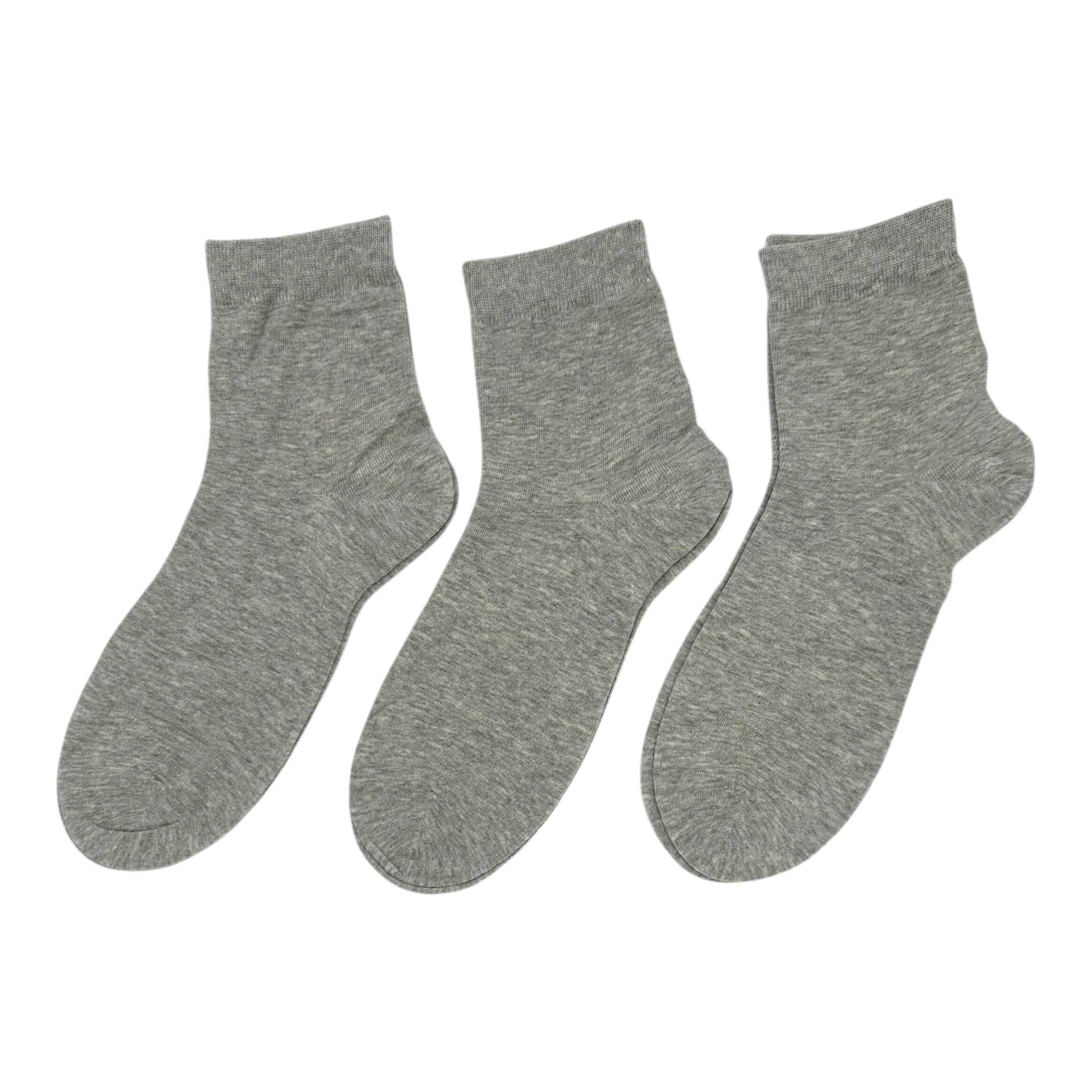 ANGEL SHOPPING Ανδρικές Κάλτσες Σετ 3 Ζευγάρια Γκρί