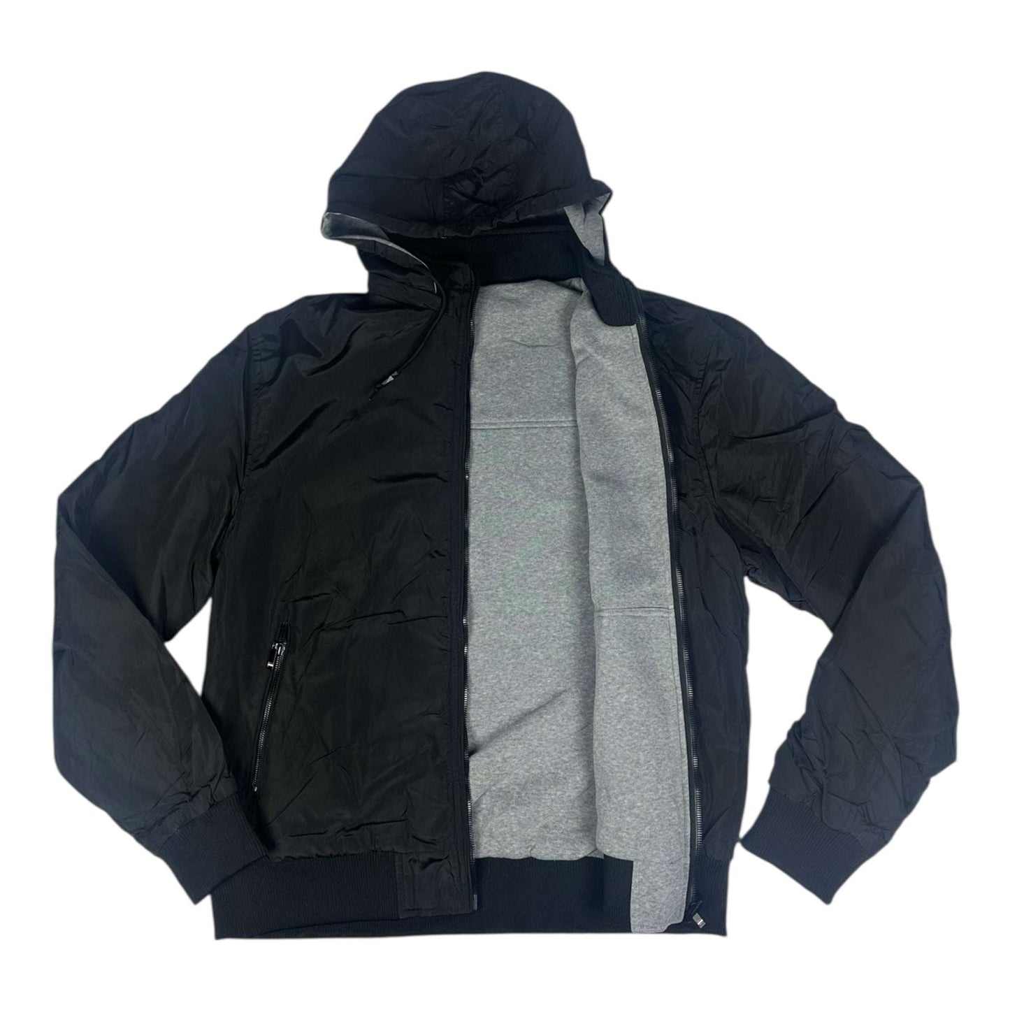 Angel Shopping Μπουφάν Διπλής Όψης Μαύρο