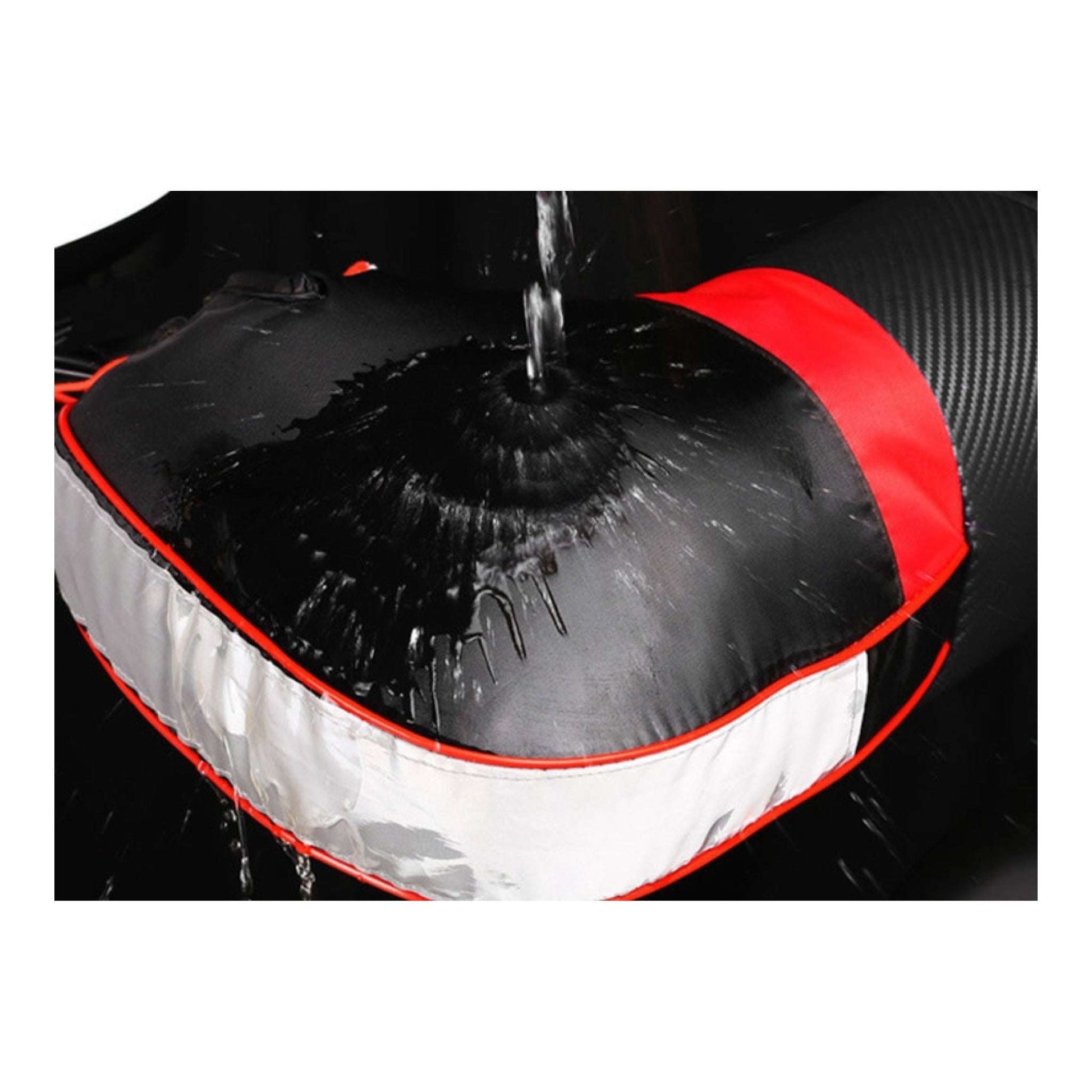 Angel Shopping Καλύμματα Χεριών Μοτοσυκλέτας Αδιάβροχα Ανακλαστική Λωρίδα Μαύρο