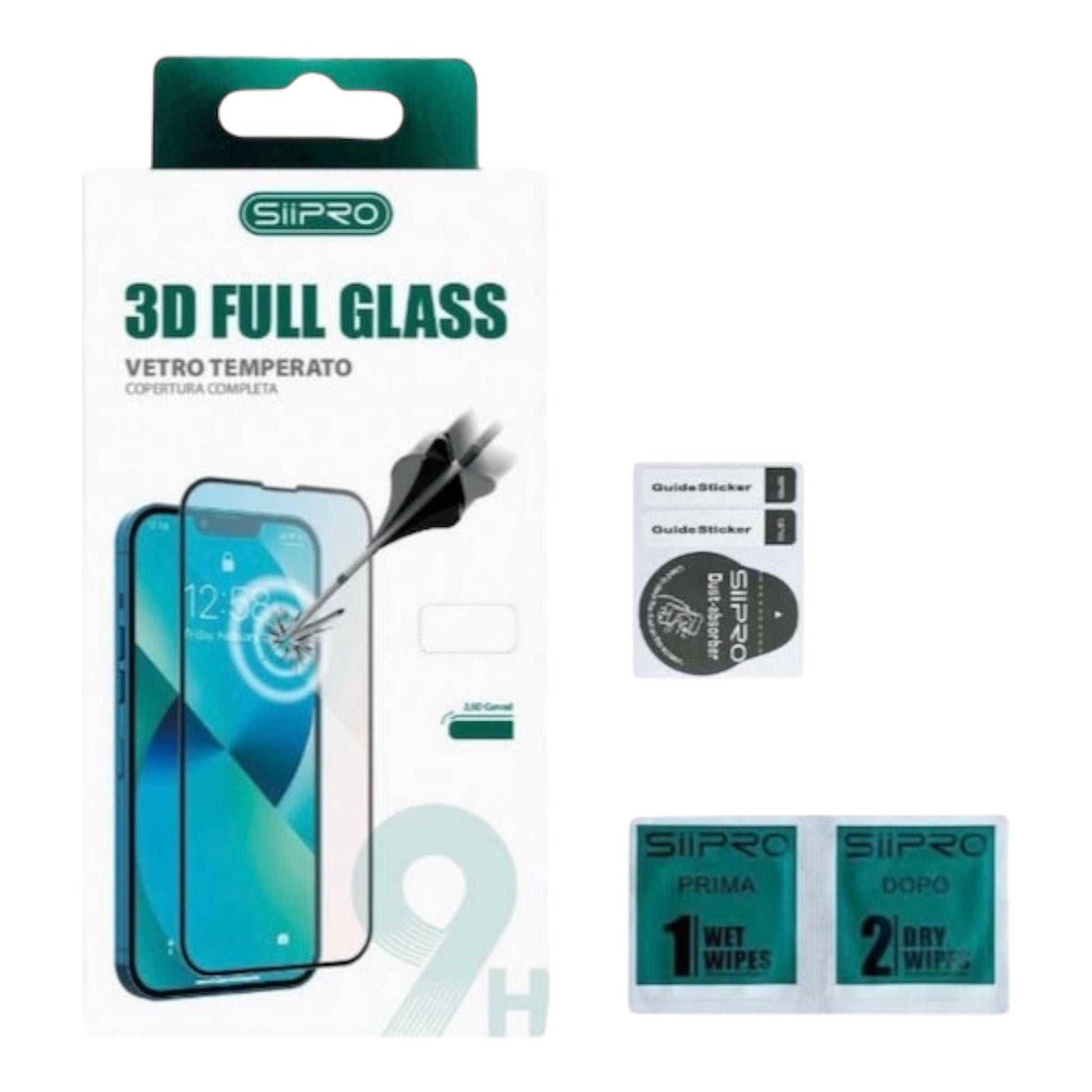 Siipro Full Face Τζαμάκι Προστασίας 9D για Redmi note 14 Pro Plus 5G Διαφανή