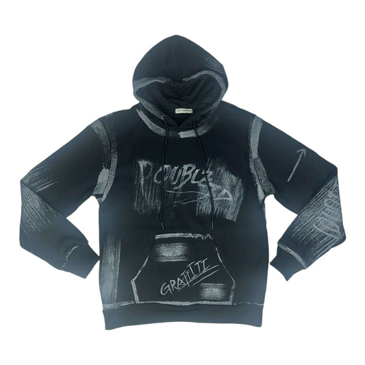 Angel Shopping Φούτερ με Κουκούλα Μαύρο