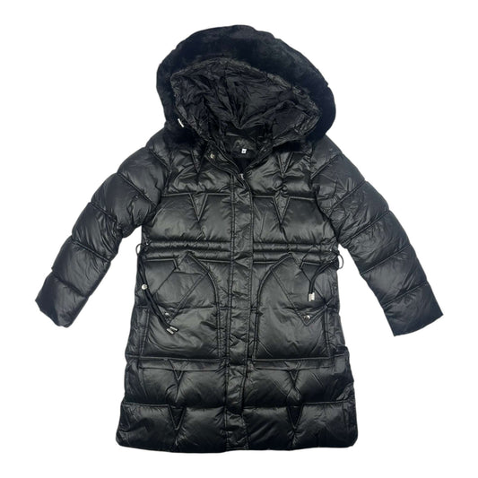 Angel Shopping Μακρύ Γυναικείο Μπουφάν για Χειμώνα Μαύρο