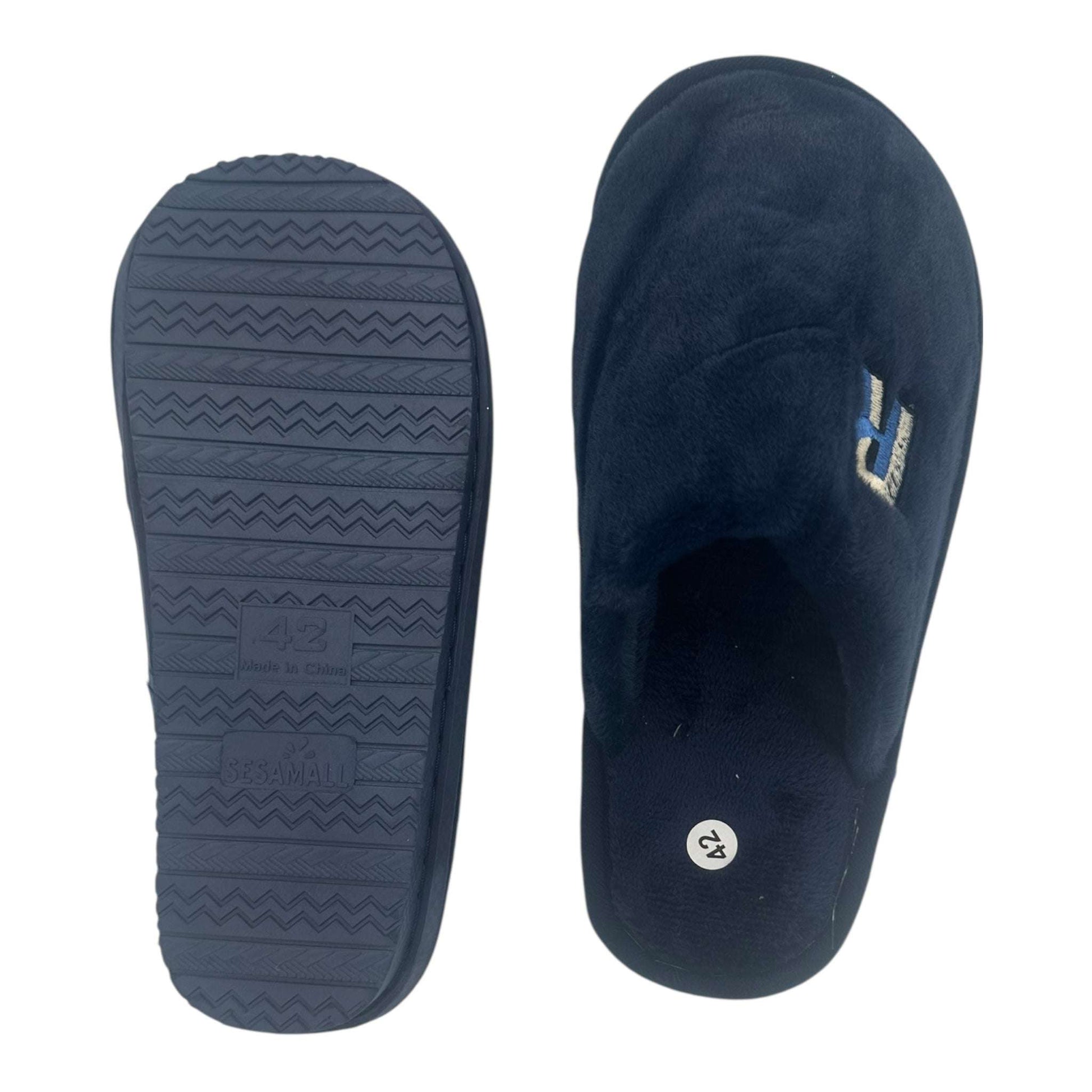 Angel Shopping Χειμερινές Ανδρικές Παντόφλες Μπλε