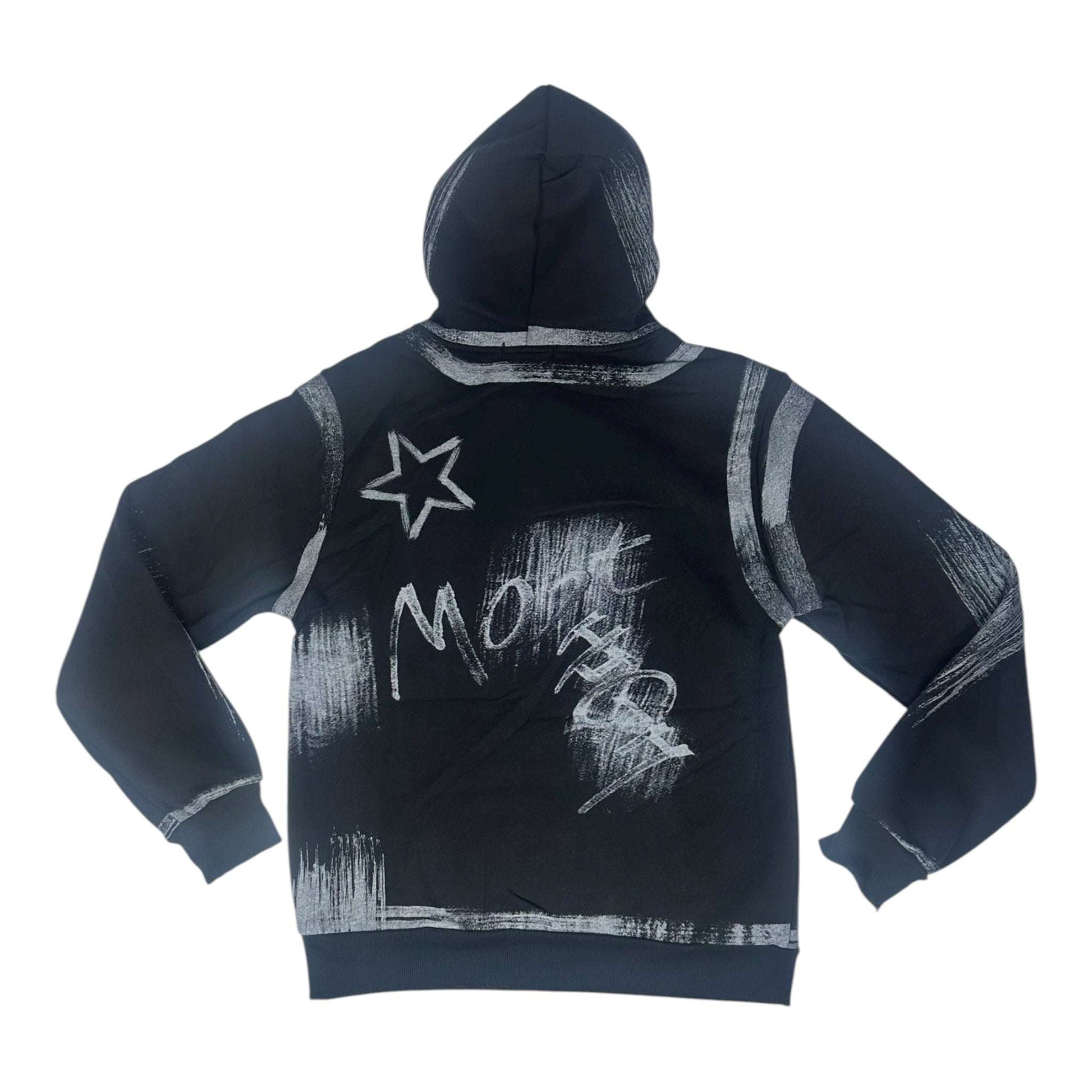 Angel Shopping Φούτερ με Κουκούλα Μαύρο