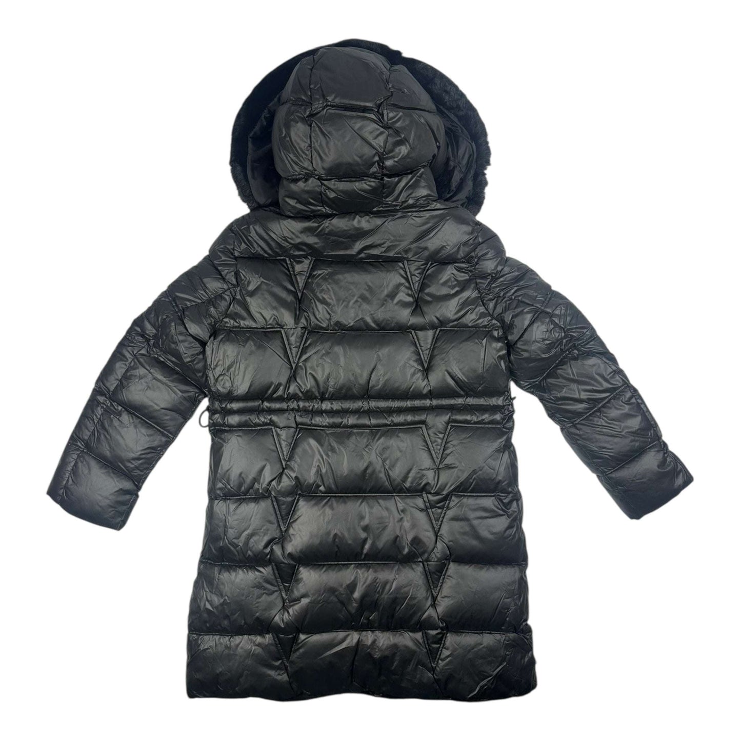 Angel Shopping Μακρύ Γυναικείο Μπουφάν για Χειμώνα Μαύρο