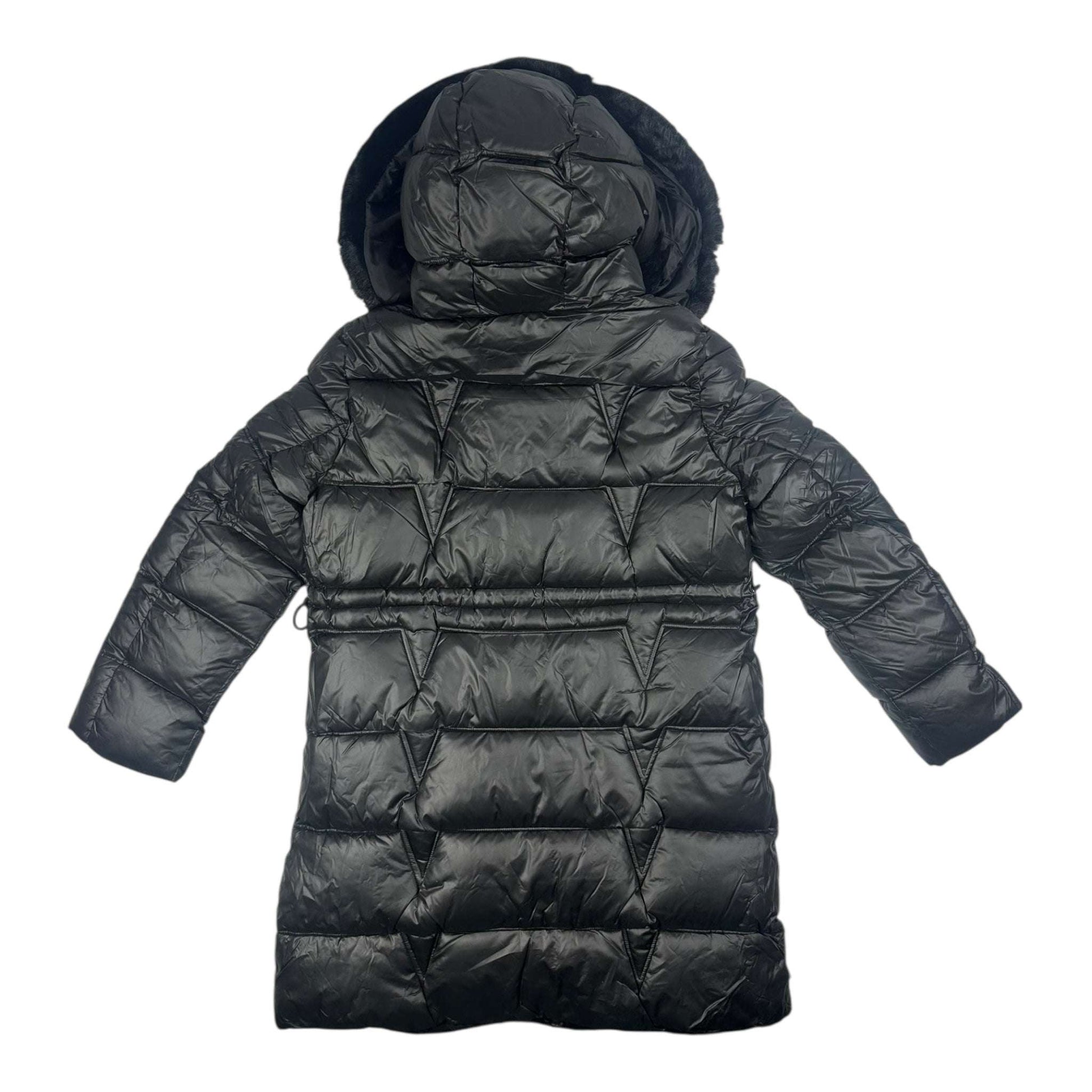 Angel Shopping Μακρύ Γυναικείο Μπουφάν για Χειμώνα Μαύρο