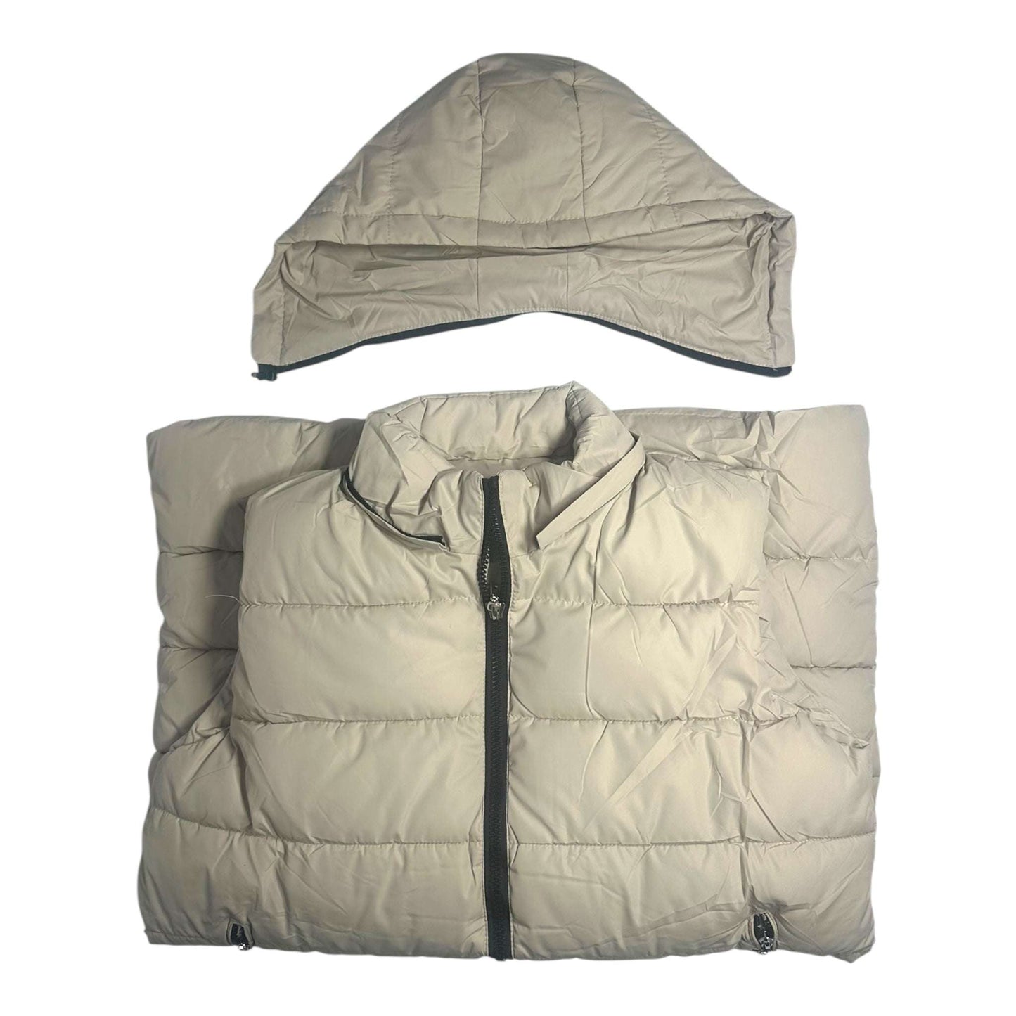 Angel Shopping Γυναικείο Αμάνικο Μπουφάν για Χειμώνα Λευκό