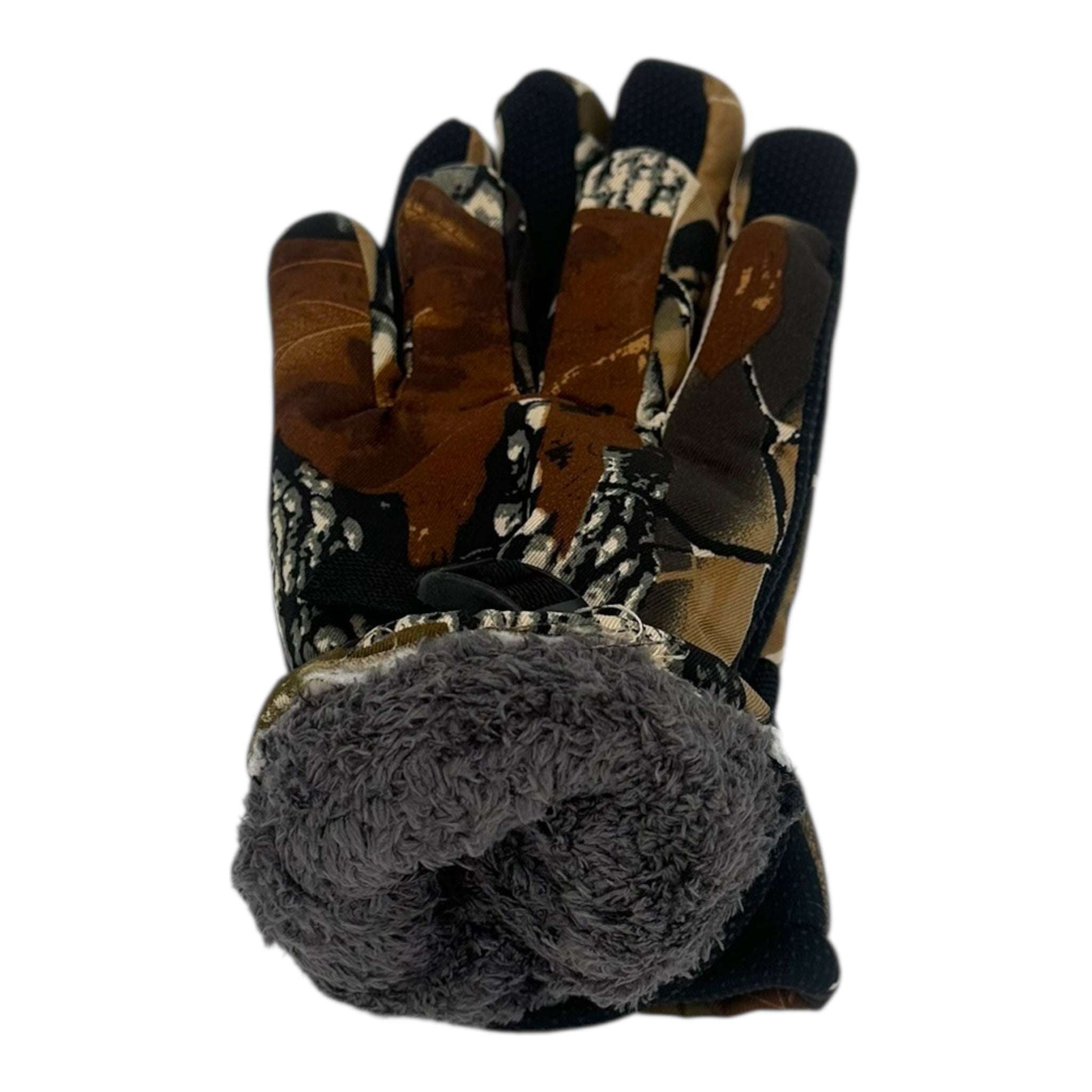 Χειμερινά Ανδρικά Γάντια Μηχανής Καφέ