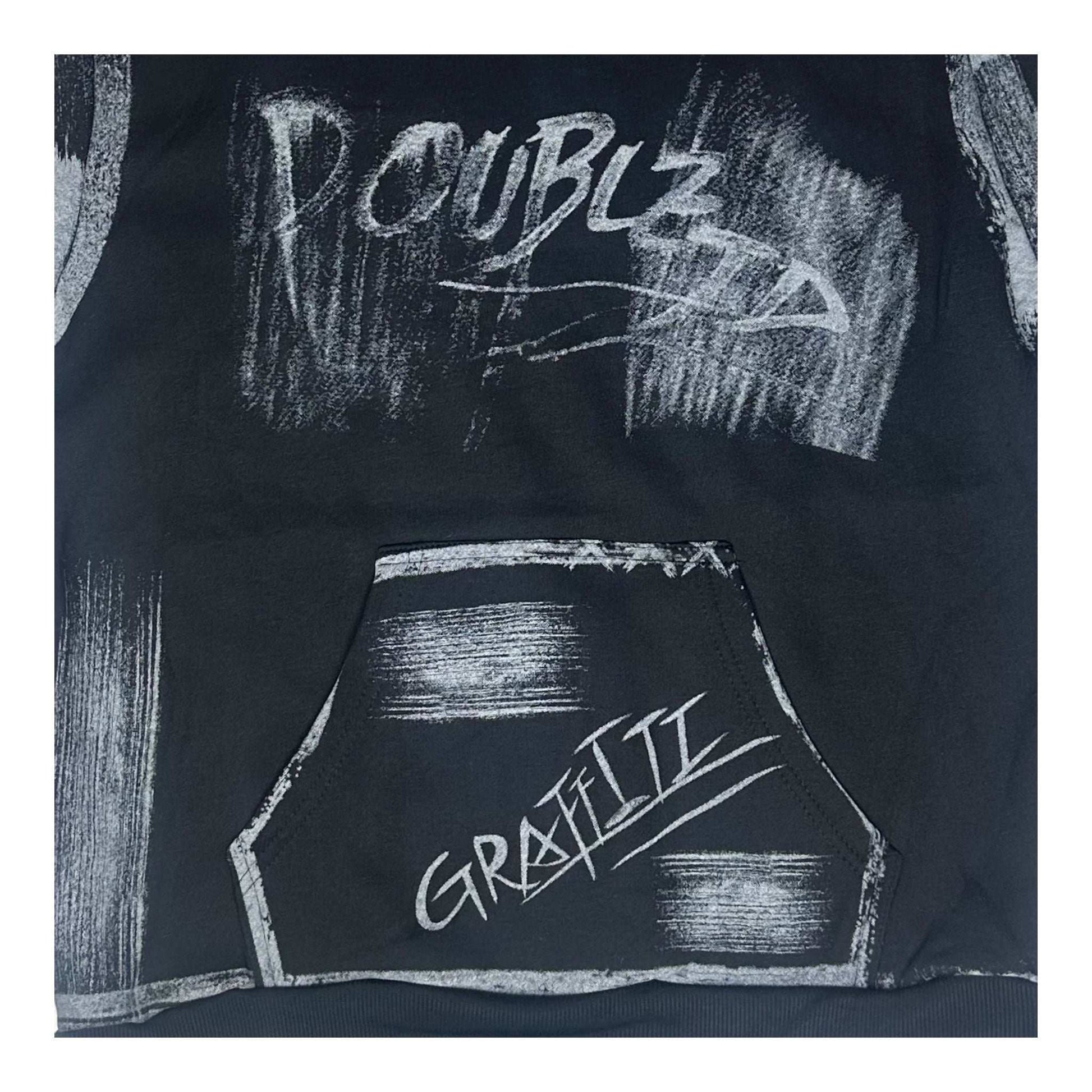 Angel Shopping Φούτερ με Κουκούλα Μαύρο