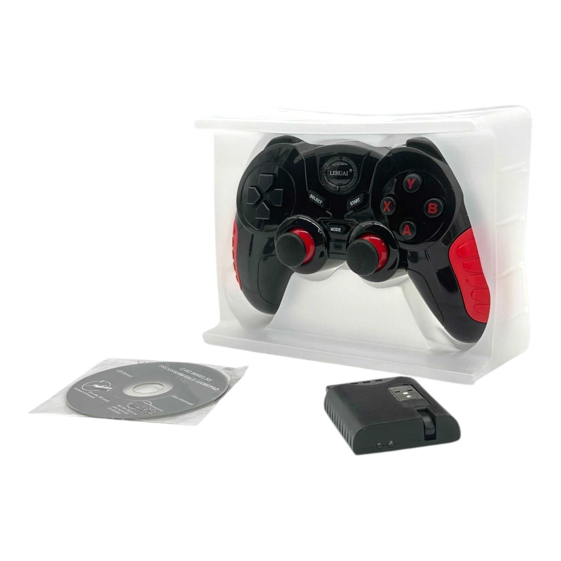 Ασύρματο Χειριστήριο 7 σε 1 με Δόνηση 2.4GHz (PC/PS3/Android TV) Μπλε