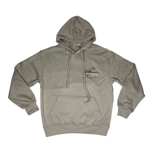 New Mentality Φούτερ με Κουκούλα Γκρί