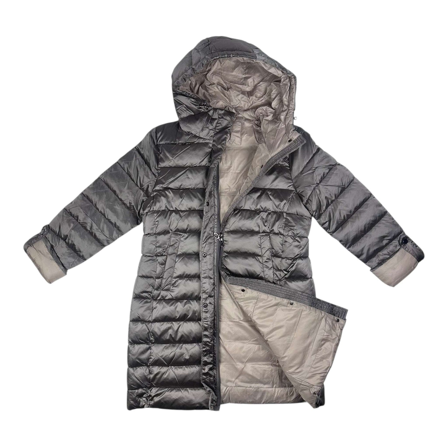 Angel Shopping Γυναικείο Μπουφάν για Χειμώνα Γκρί