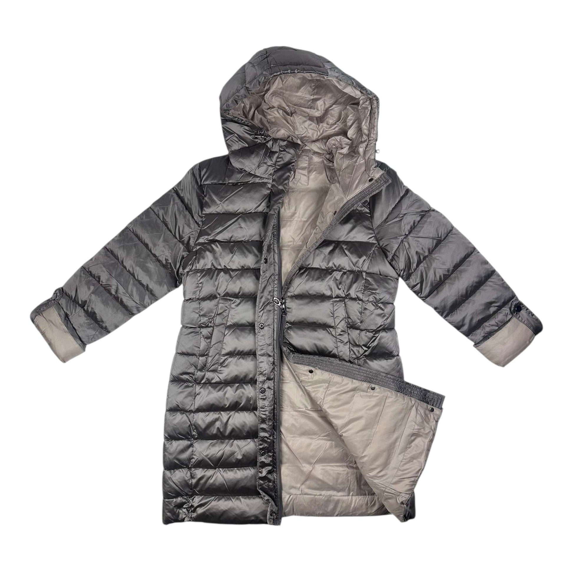 Angel Shopping Γυναικείο Μπουφάν για Χειμώνα Γκρί