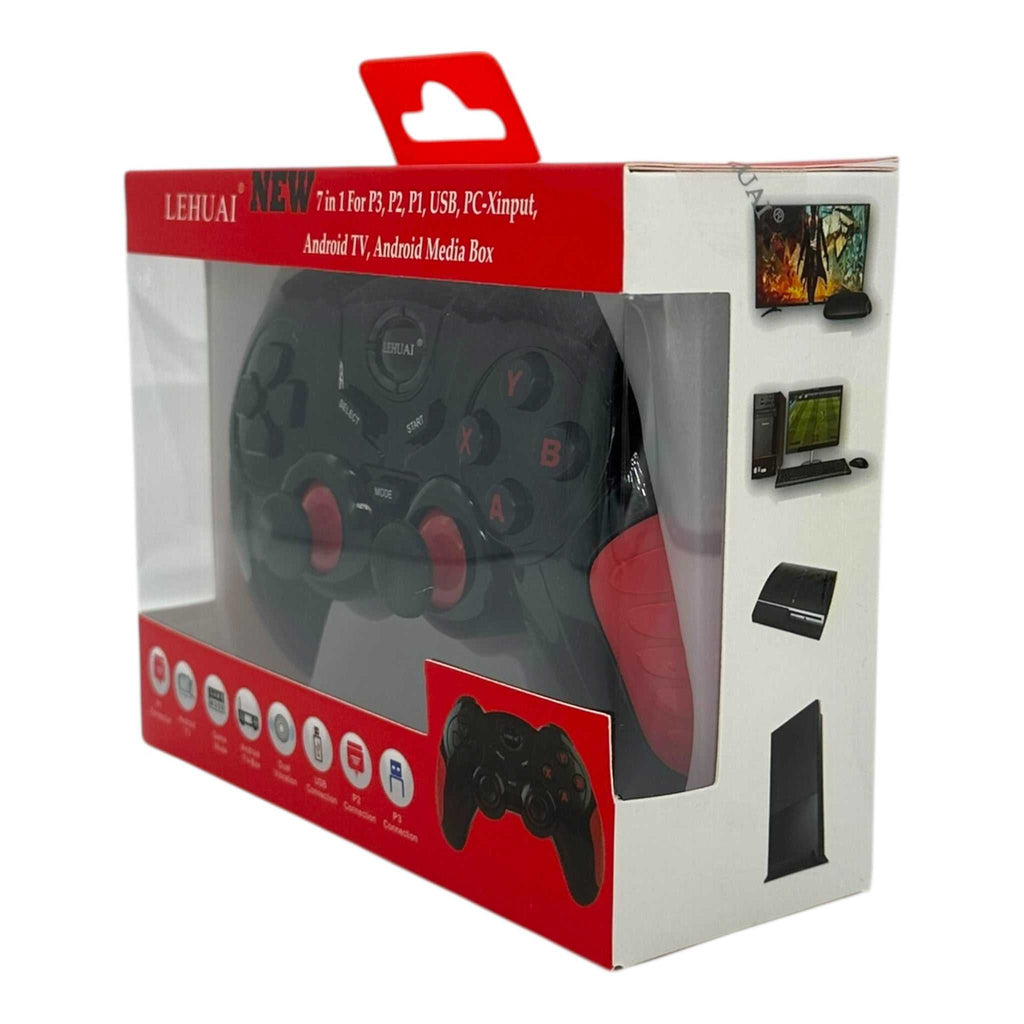 Ασύρματο Χειριστήριο 7 σε 1 με Δόνηση 2.4GHz (PC/PS3/Android TV) Μπλε