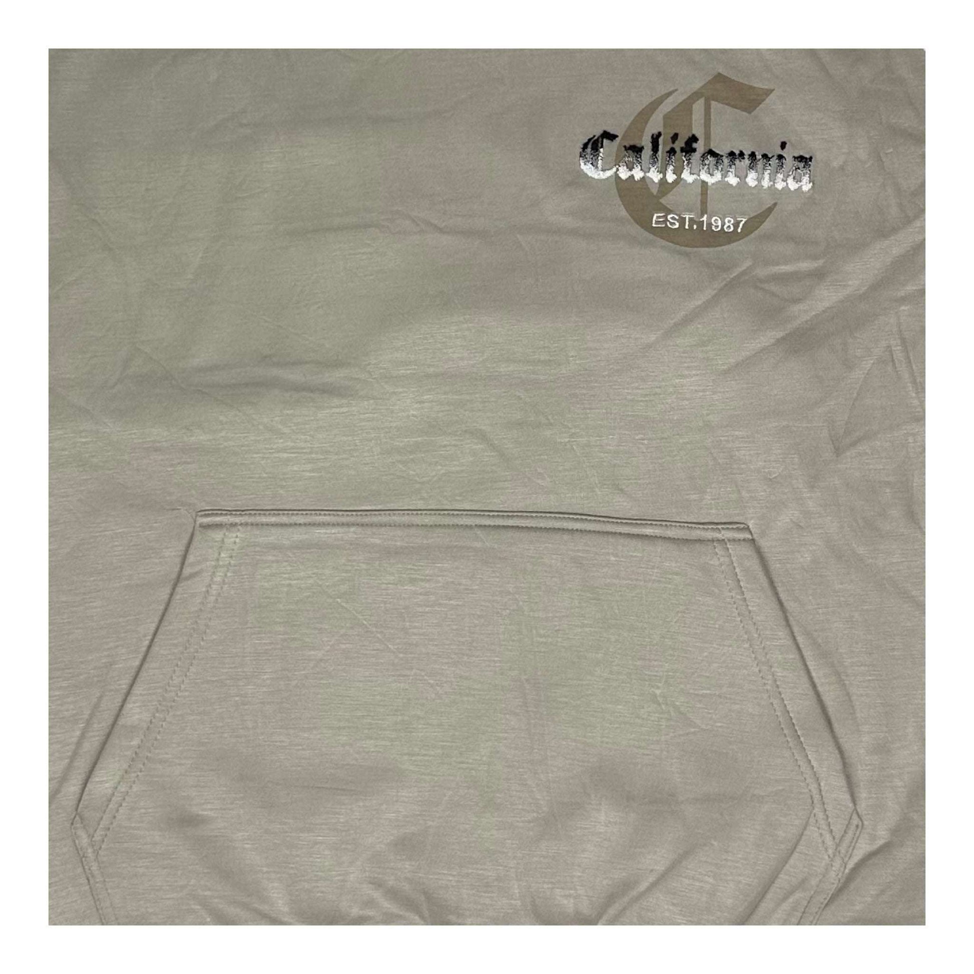 New Mentality Φούτερ με Κουκούλα Γκρί