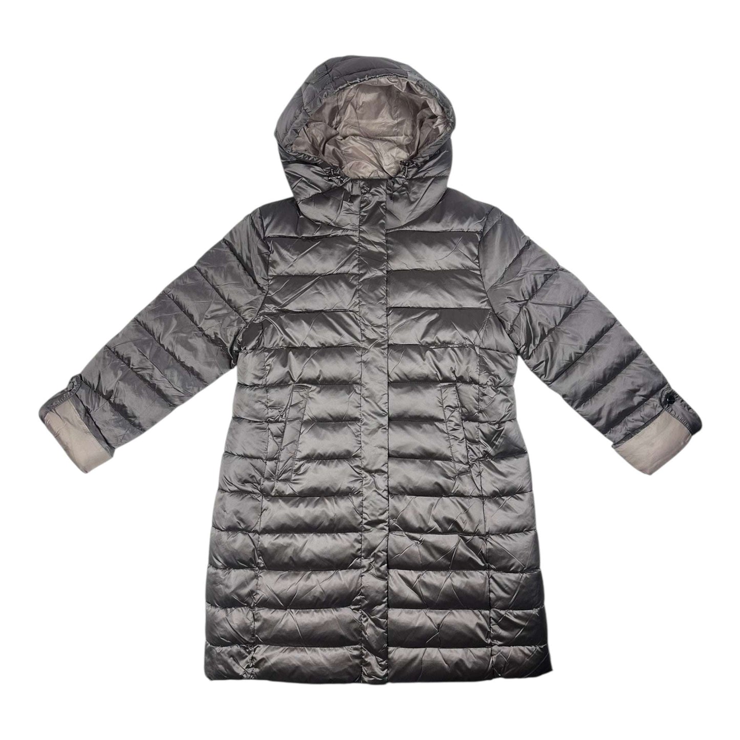 Angel Shopping Γυναικείο Μπουφάν για Χειμώνα Γκρί