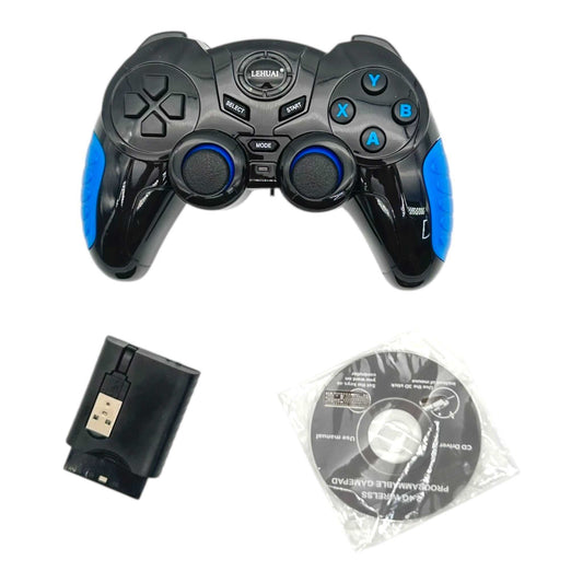Ασύρματο Χειριστήριο 7 σε 1 με Δόνηση 2.4GHz (PC/PS3/Android TV) Κοκκινο