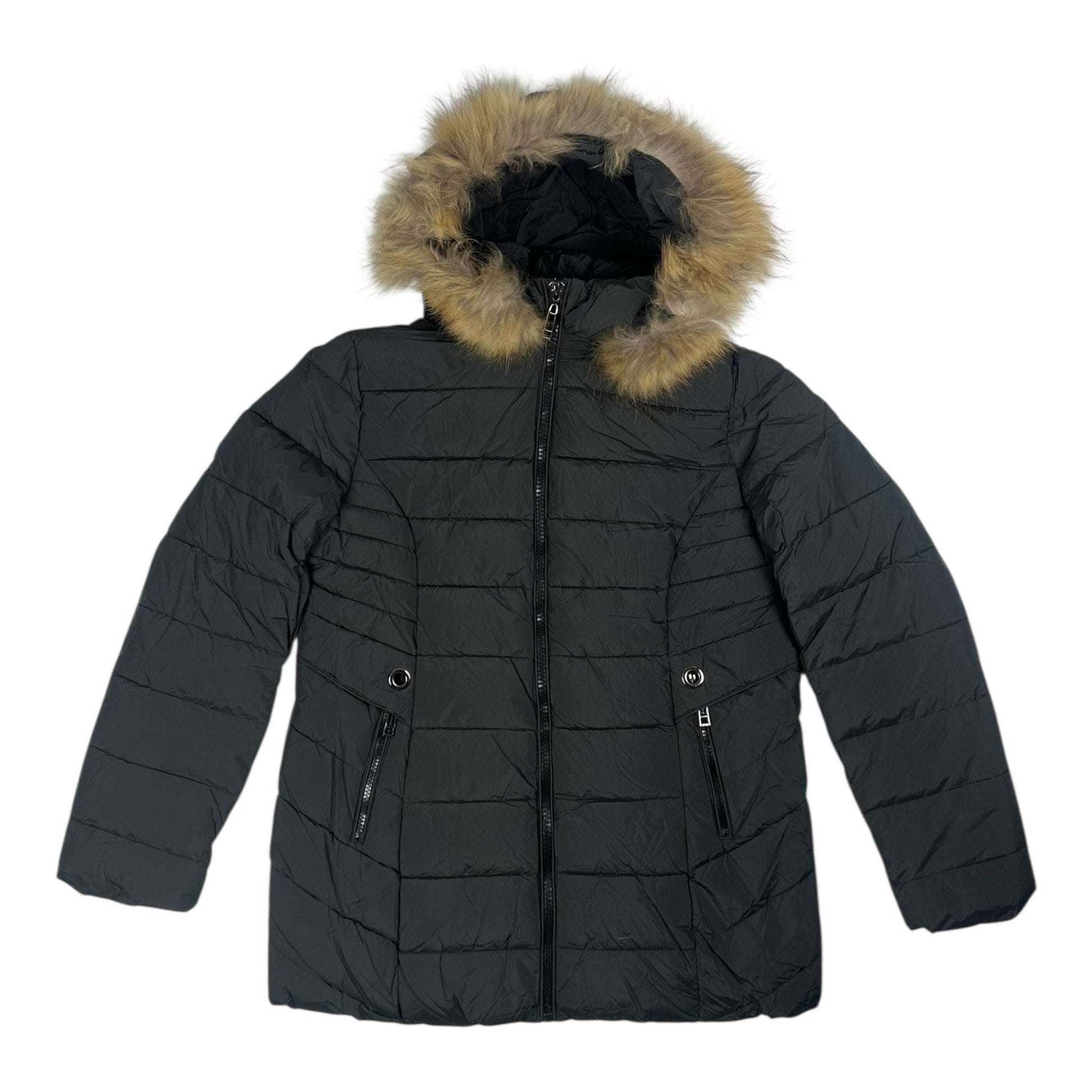 Angel Shopping Γυναικείο Μπουφάν για Χειμώνα Μαύρο