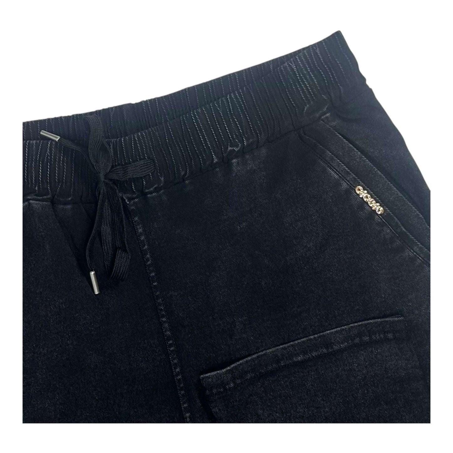 Angel Shopping Γυναικείο Jean Παντελόνι σε Slim Εφαρμογή Μαύρο