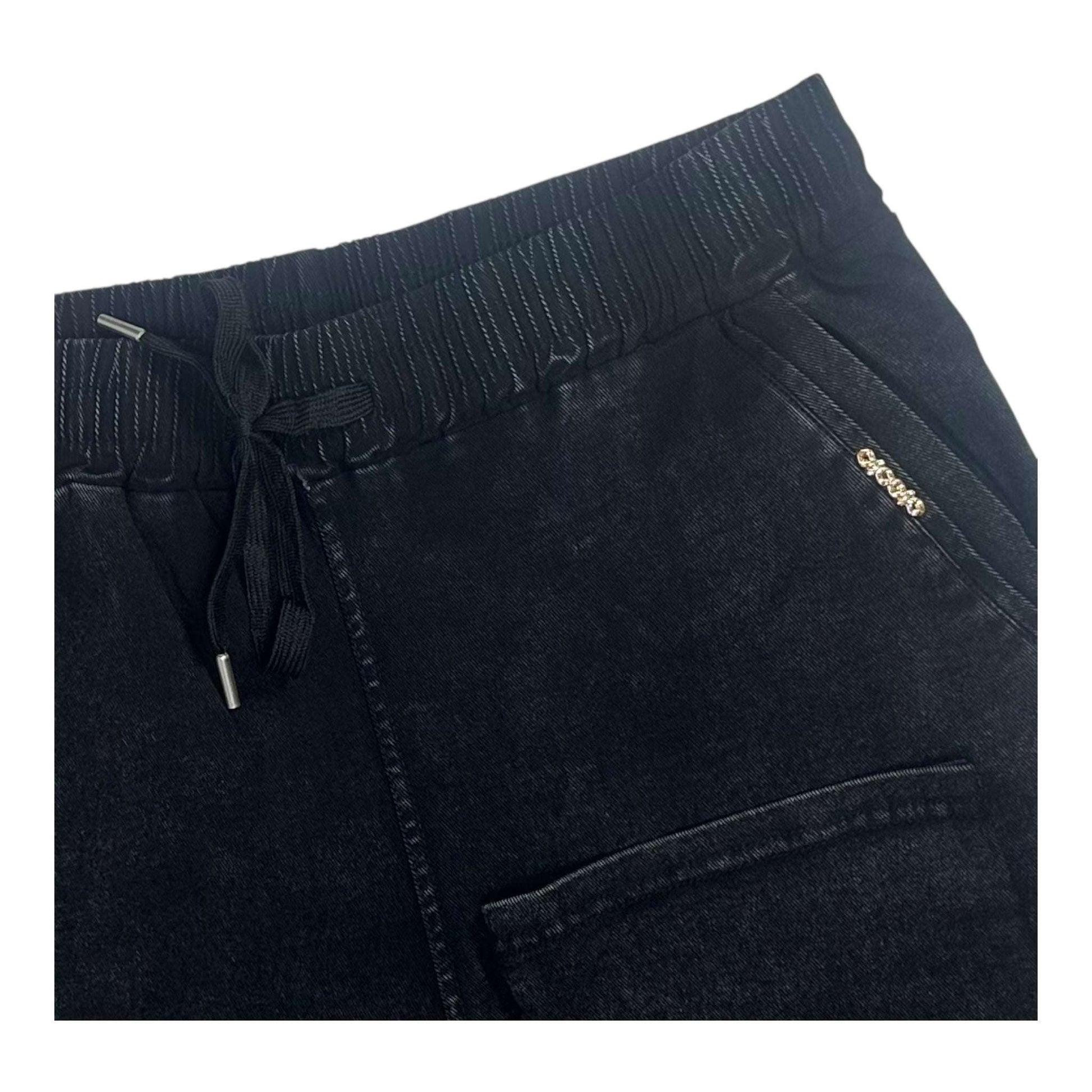 Angel Shopping Γυναικείο Jean Παντελόνι σε Slim Εφαρμογή Μαύρο