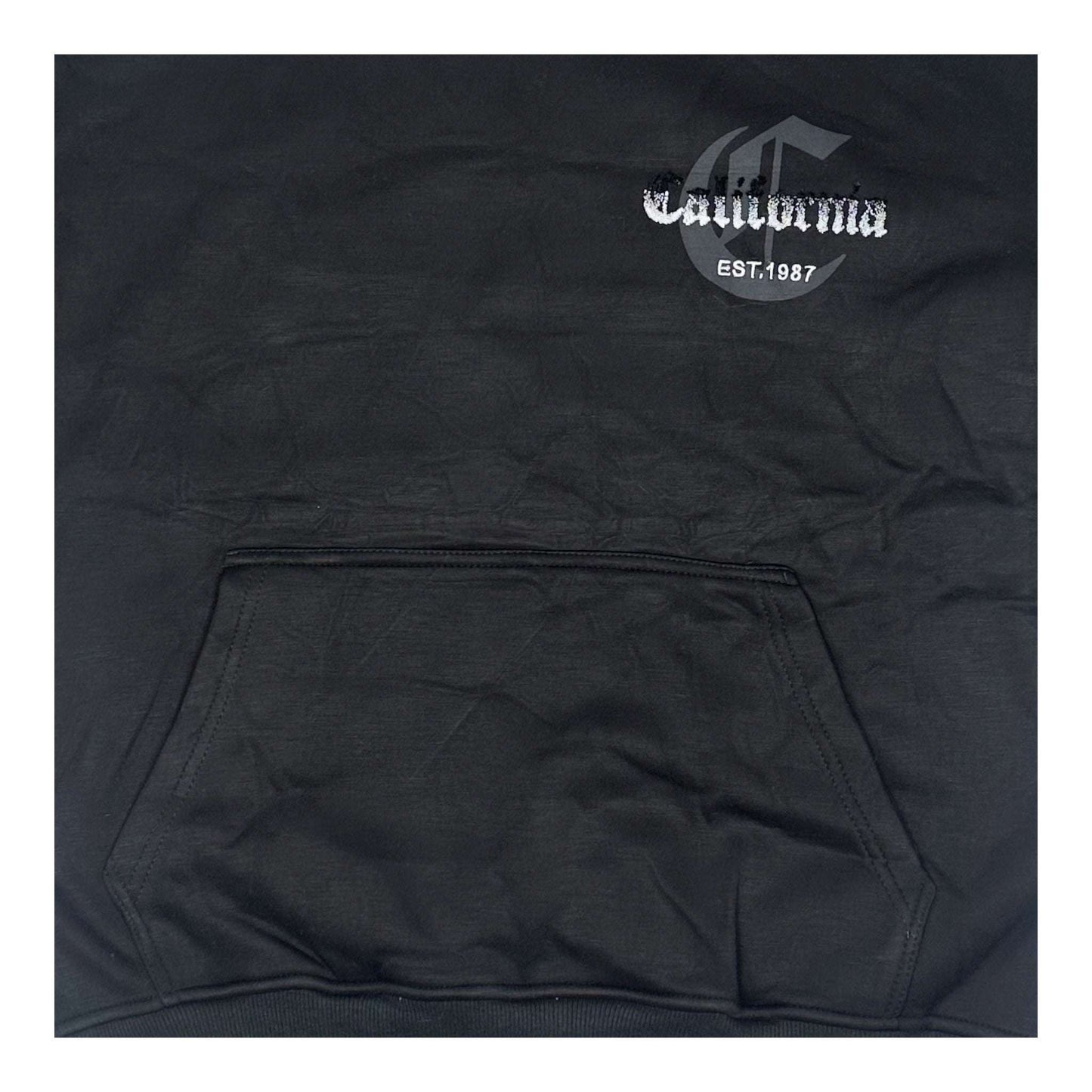 New Mentality Φούτερ με Κουκούλα Μαύρο