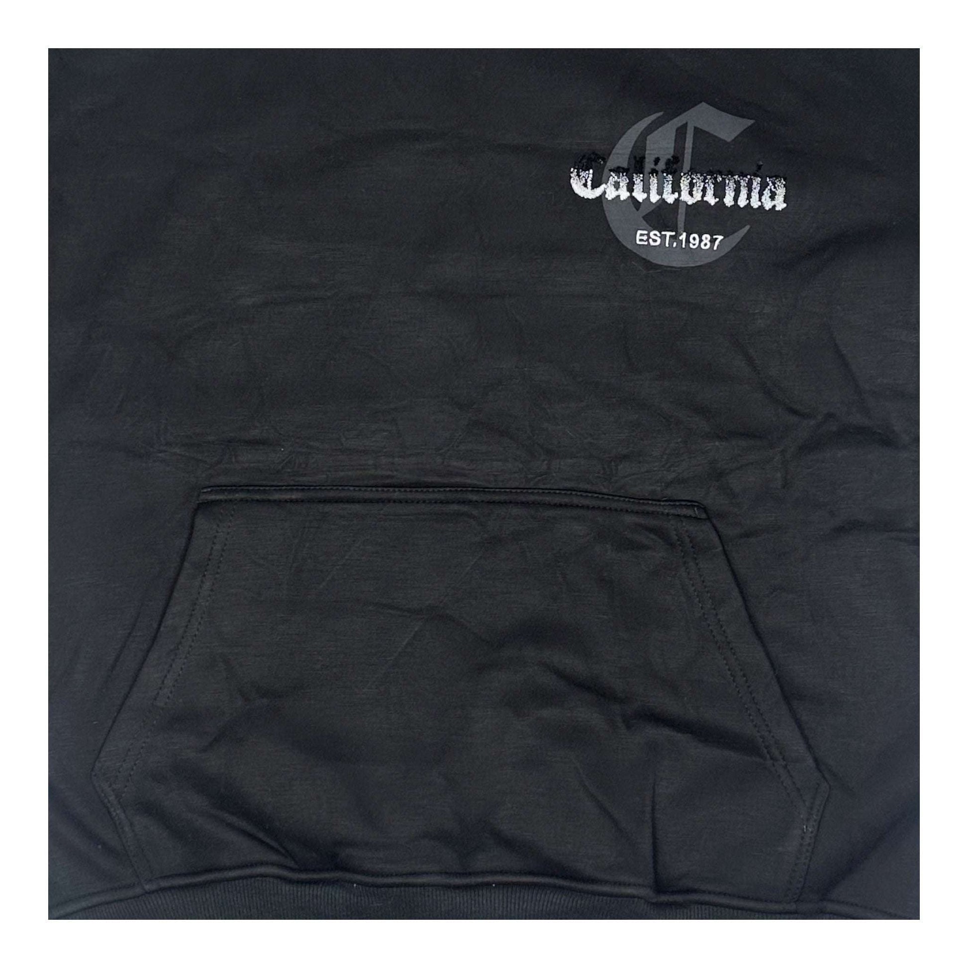 New Mentality Φούτερ με Κουκούλα Μαύρο