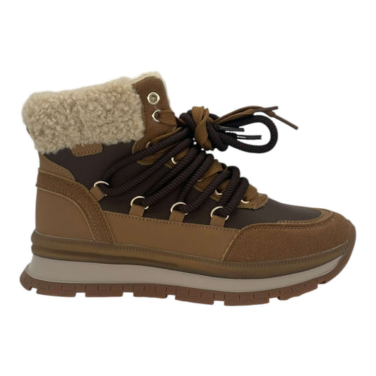 Angel Shopping Γυναικεία Μποτάκια Καφέ