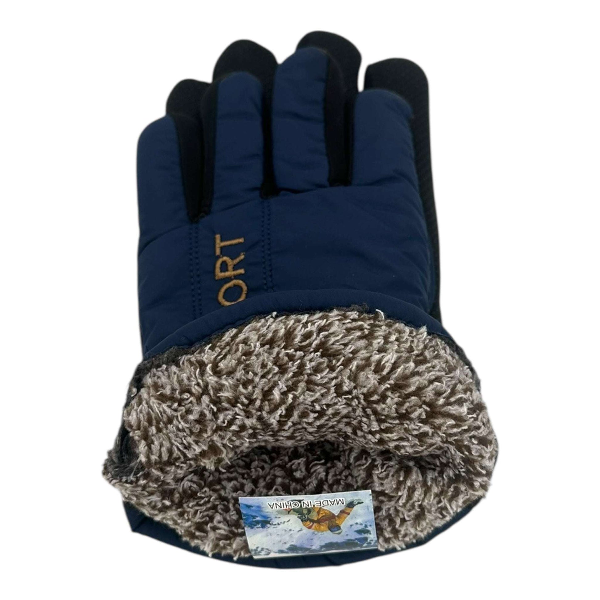 Χειμερινά Ανδρικά Γάντια Μηχανής Μπλε
