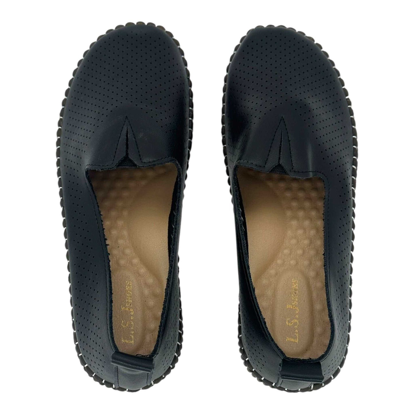 Sportline Γυναικεία Μοκασίνια σε Μαύρο Χρώμα