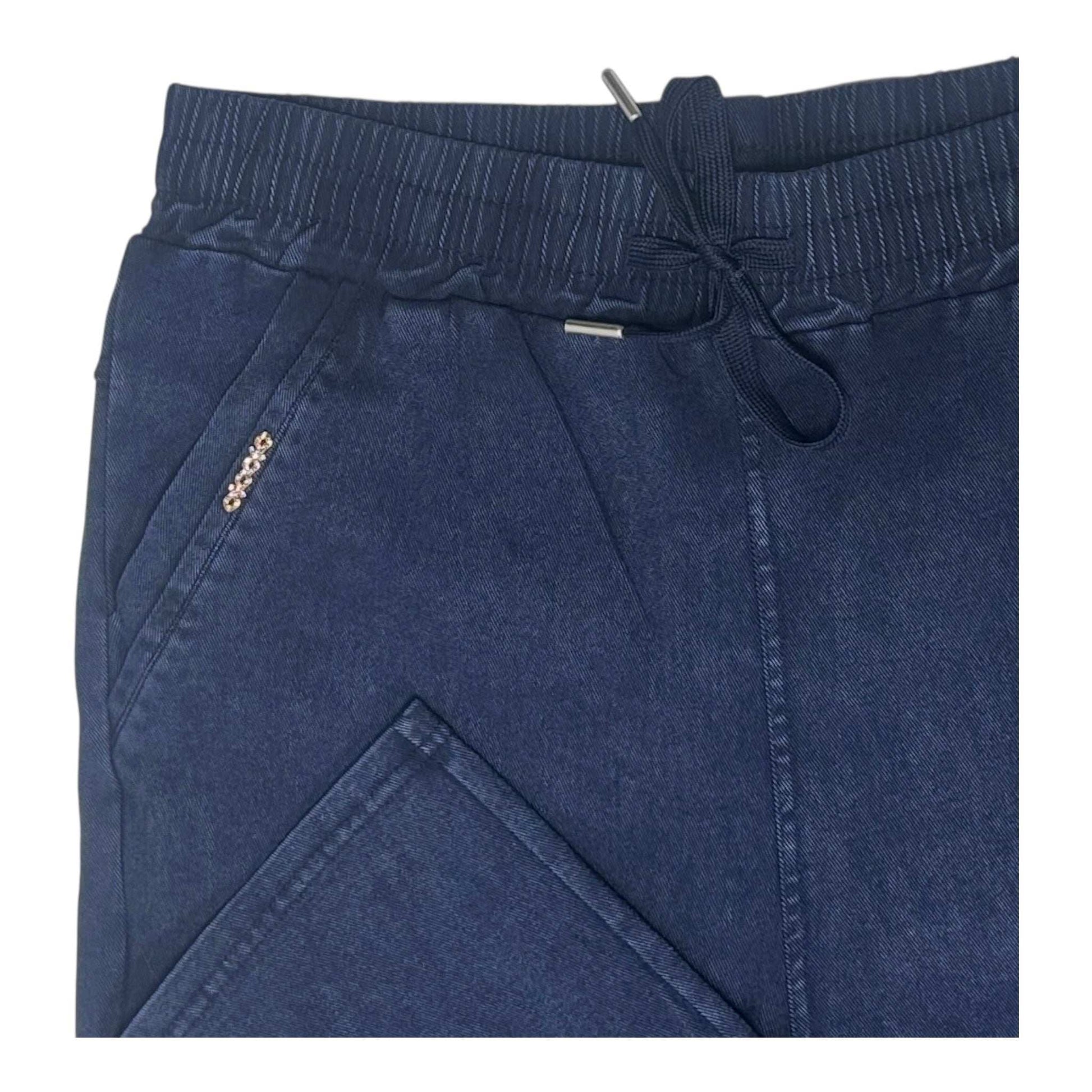 Angel Shopping Γυναικείο Jean Παντελόνι σε Slim Εφαρμογή Μπλε