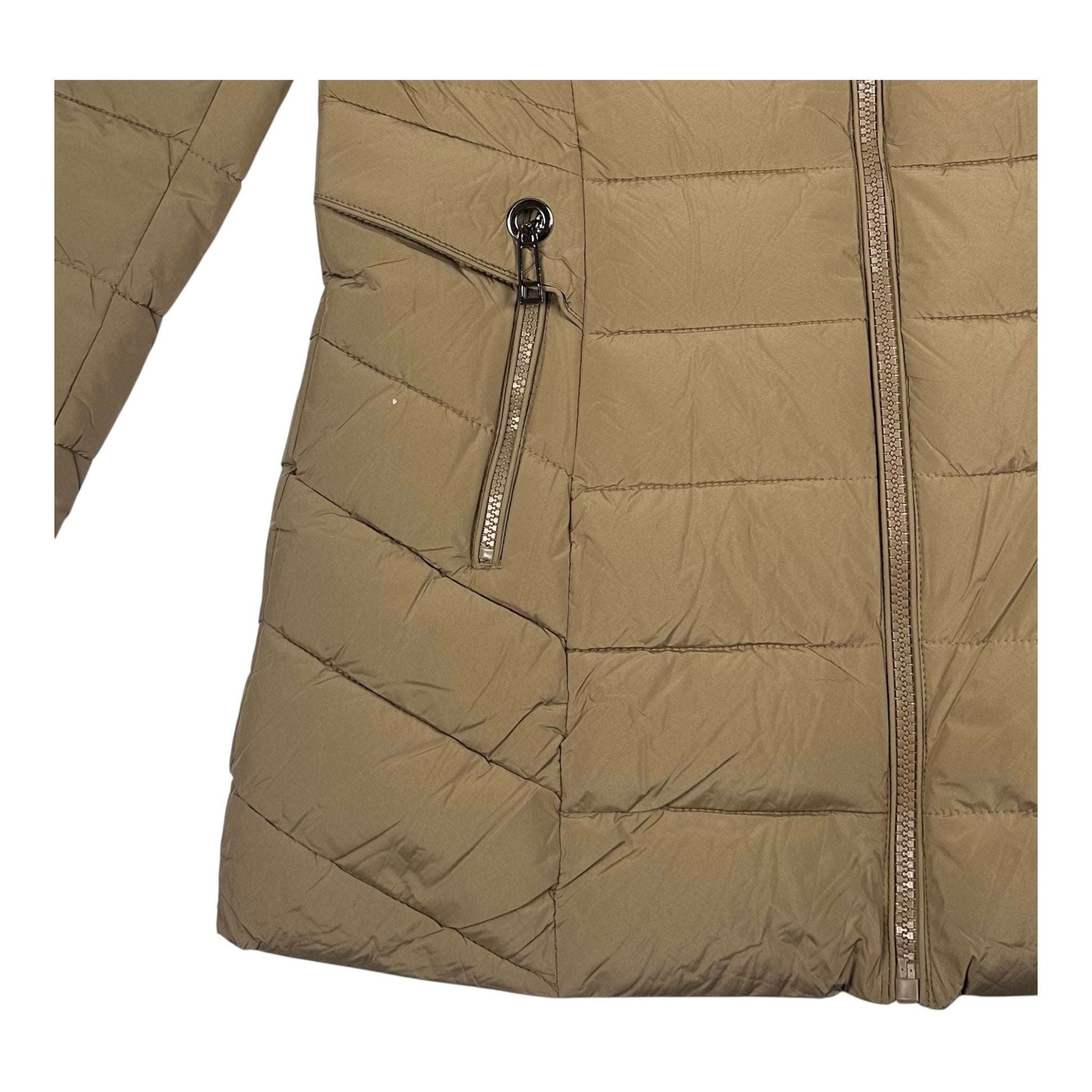 Angel Shopping Γυναικείο Μπουφάν για Χειμώνα Καφέ