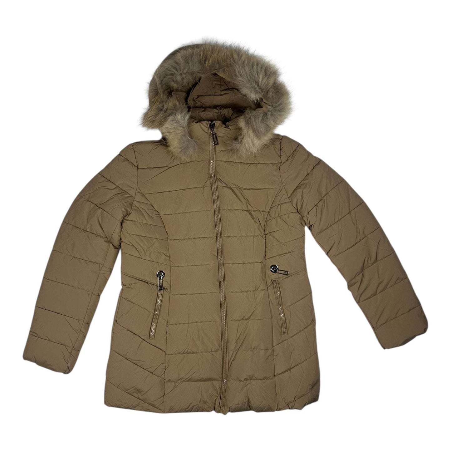 Angel Shopping Γυναικείο Μπουφάν για Χειμώνα Καφέ