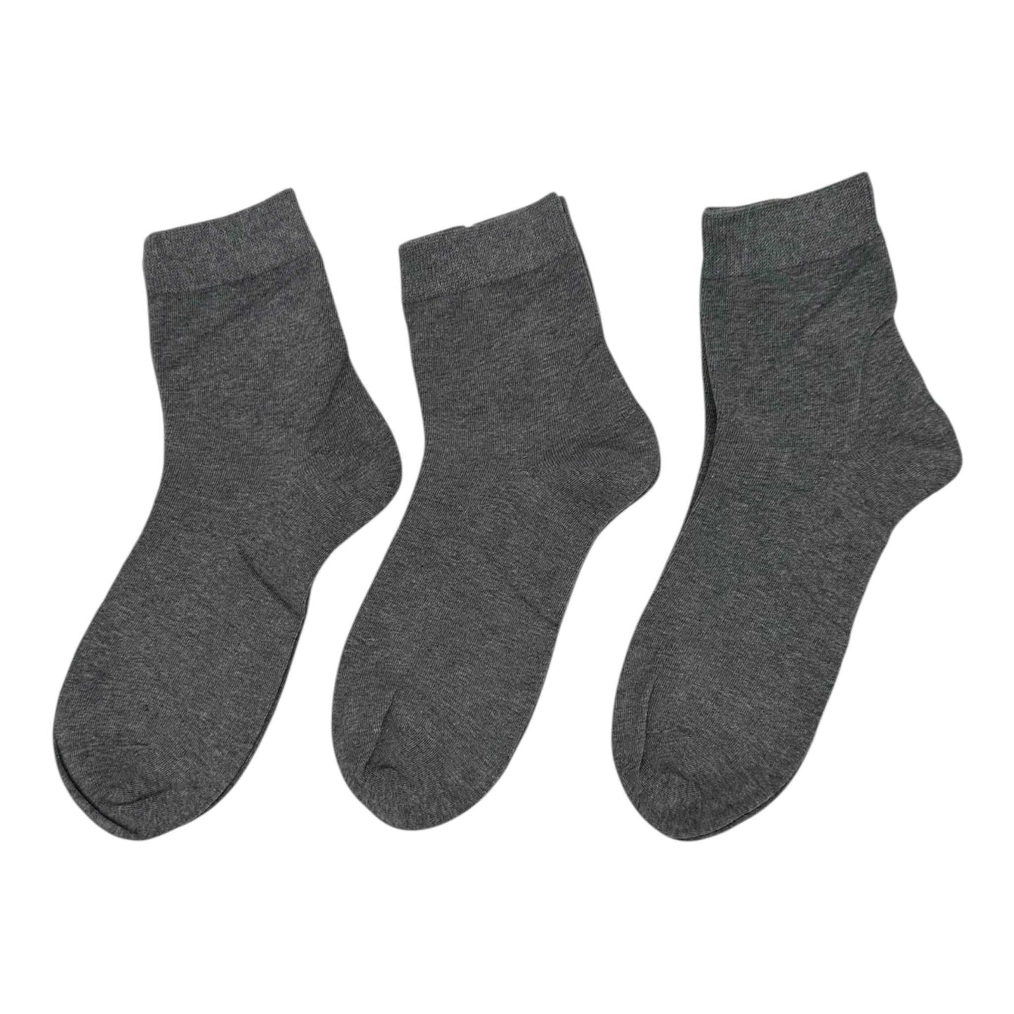 ANGEL SHOPPING Ανδρικές Κάλτσες Σετ 3 Ζευγάρια Σκούρο Γκρί