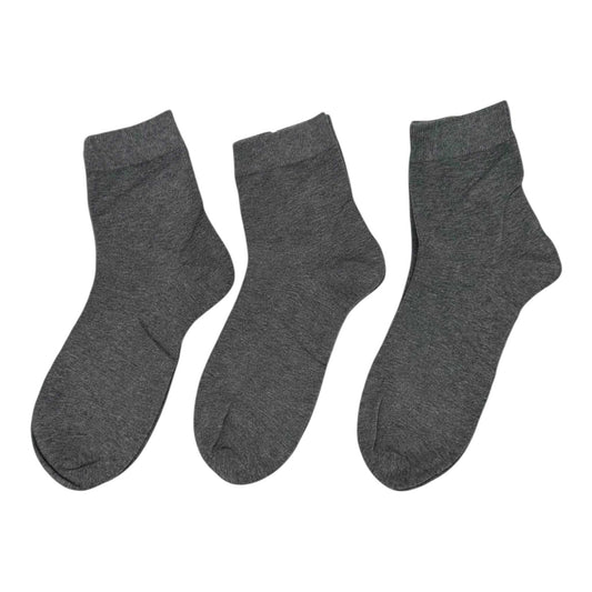 ANGEL SHOPPING Ανδρικές Κάλτσες Σετ 3 Ζευγάρια Σκούρο Γκρί