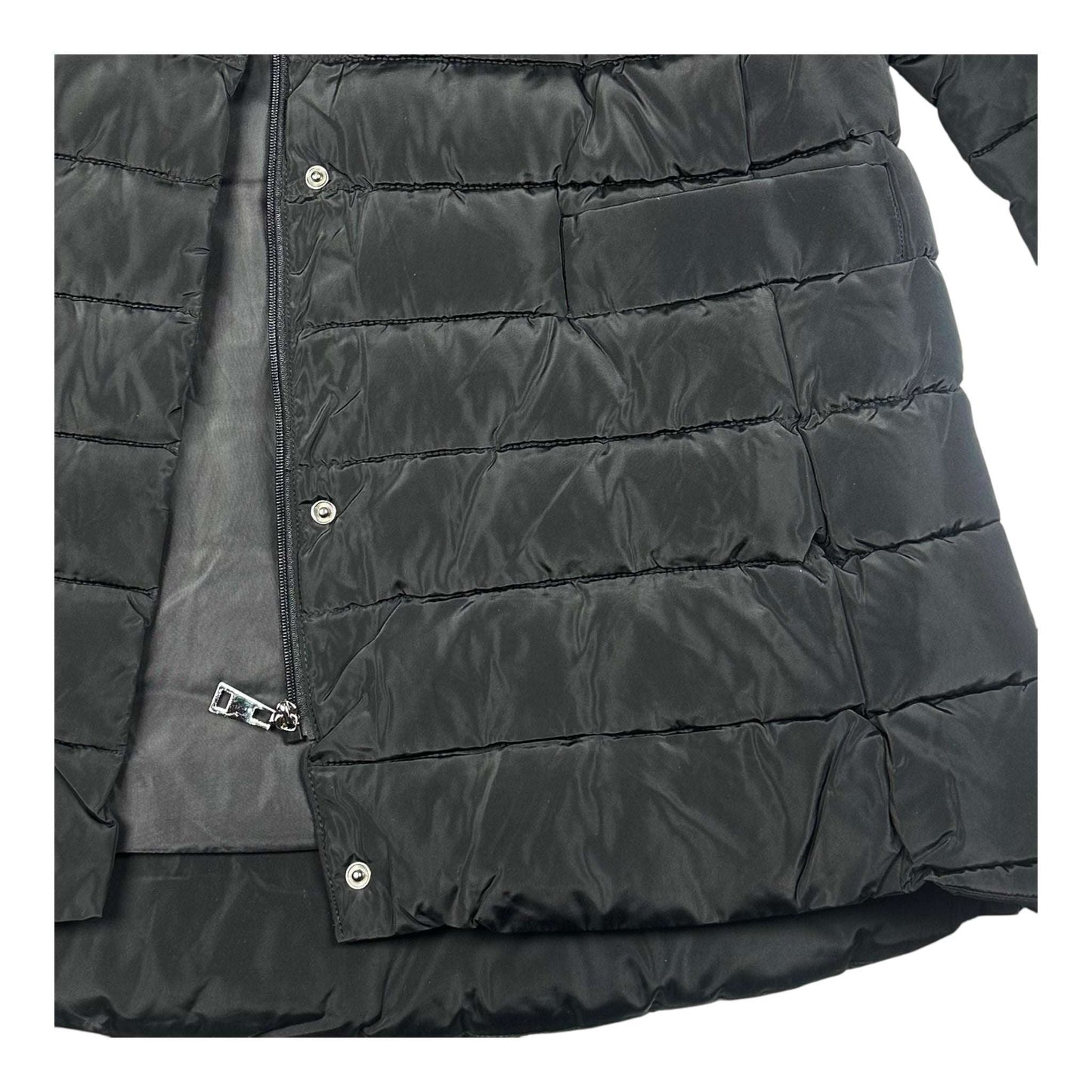 Angel Shopping Μακρύ Γυναικείο Μπουφάν για Χειμώνα Μαύρο