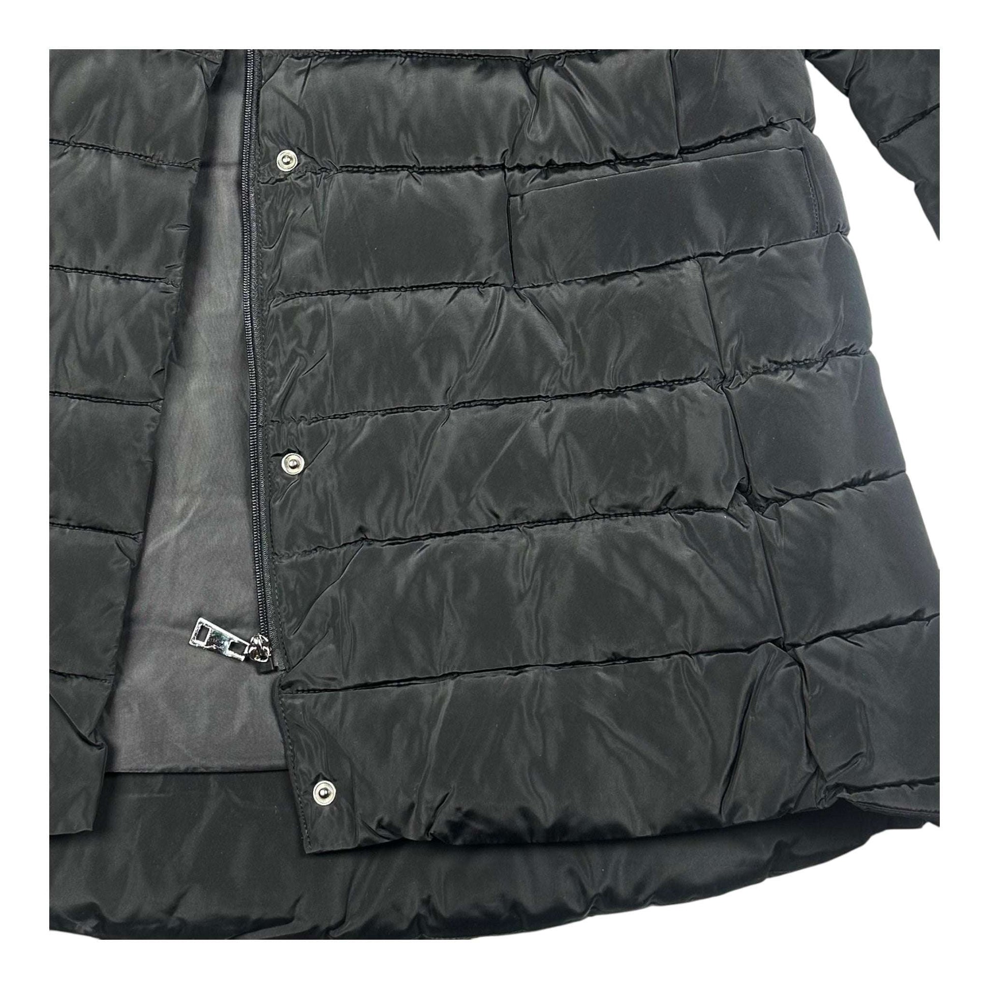 Angel Shopping Μακρύ Γυναικείο Μπουφάν για Χειμώνα Μαύρο